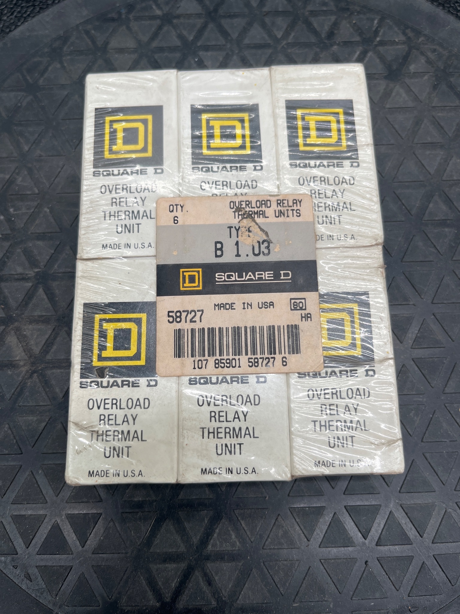 SQUARE D B1.03 Thermal Overload Heater Unit NEW (6 Pack) 0