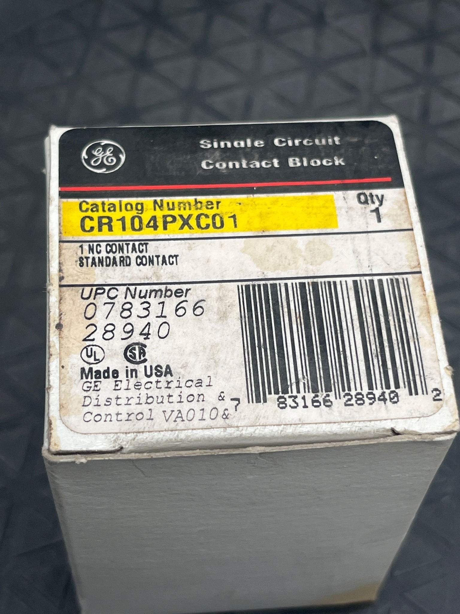GENERAL ELECTRIC CR104PXC01 Pushbutton Operator NEW 4