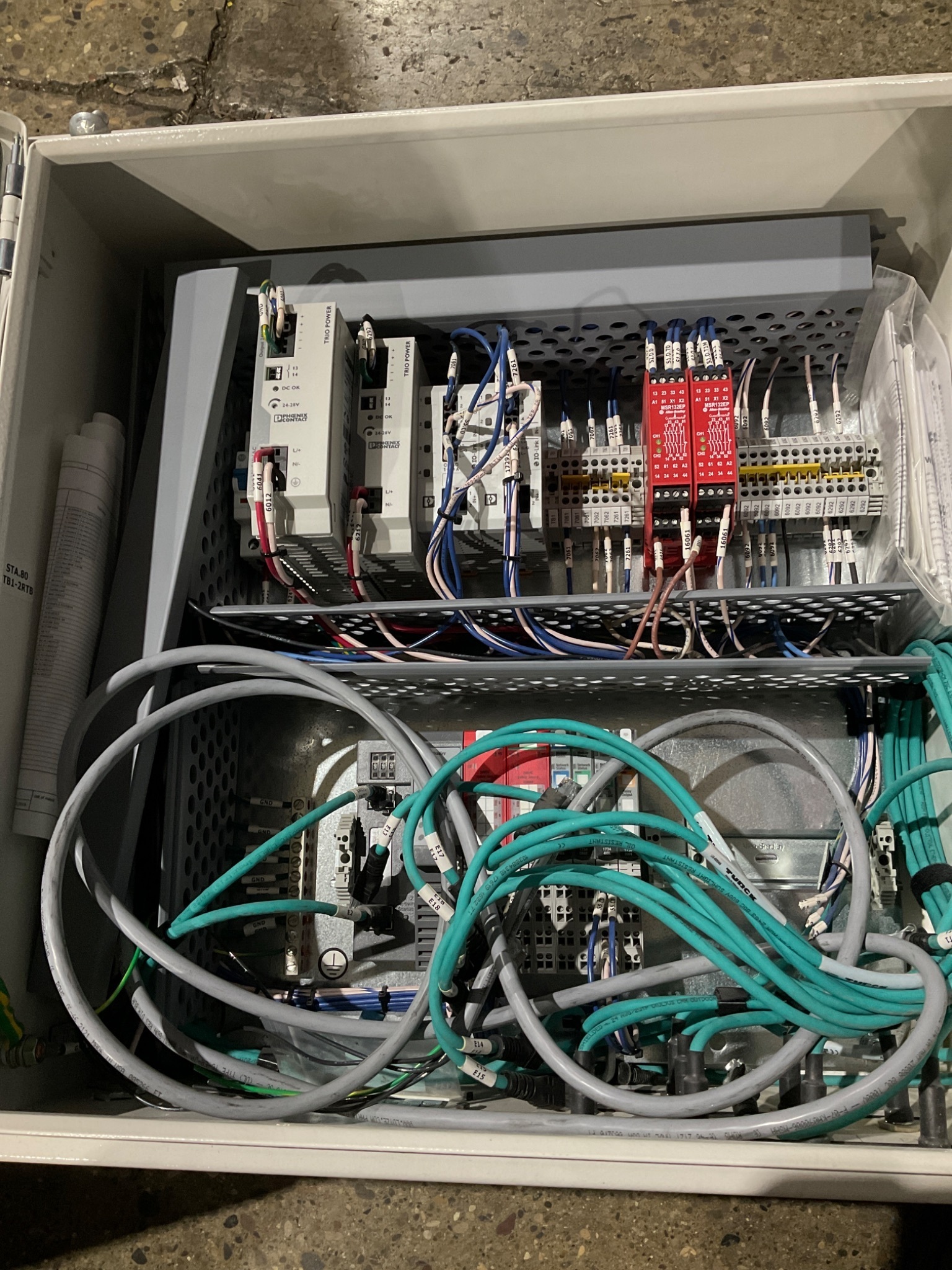 ATLAS COPCO Robot Terminal Box Industrial Control Panel USED 3