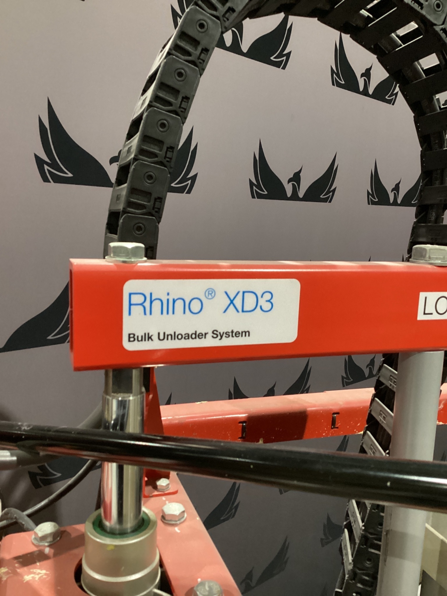NORDSON 1617019 Rhino XD3 Bulk Unloader System USED - No follower plate 2