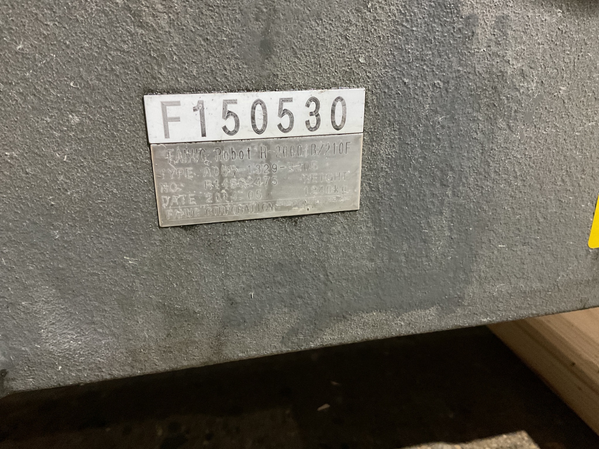 FANUC R-2000iB/210F Complete w/ R-30iB Controls 2014 USED 6
