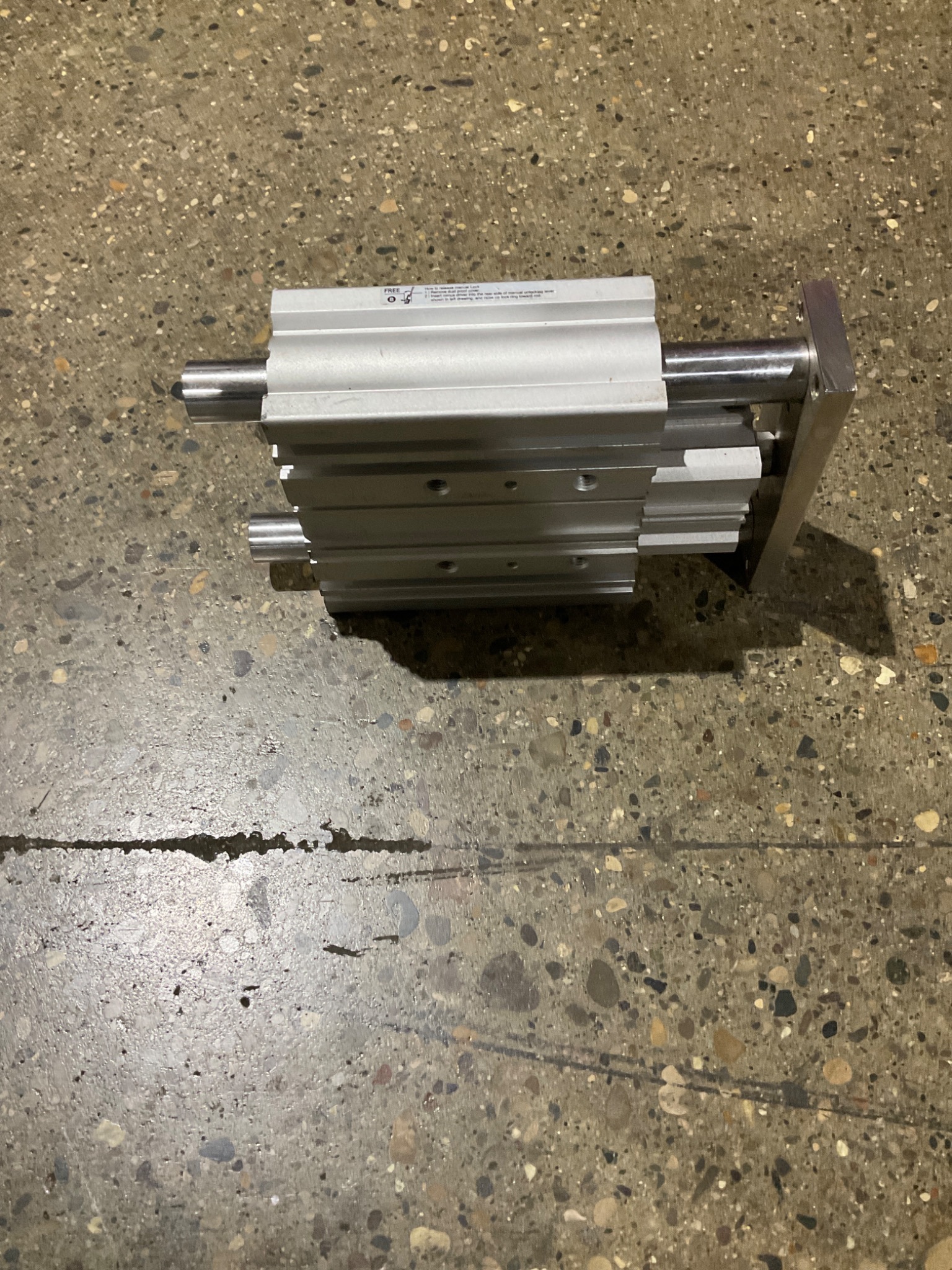SMC MLGPM40-75Z-B-M9BWL Guided Cylinder USED 1