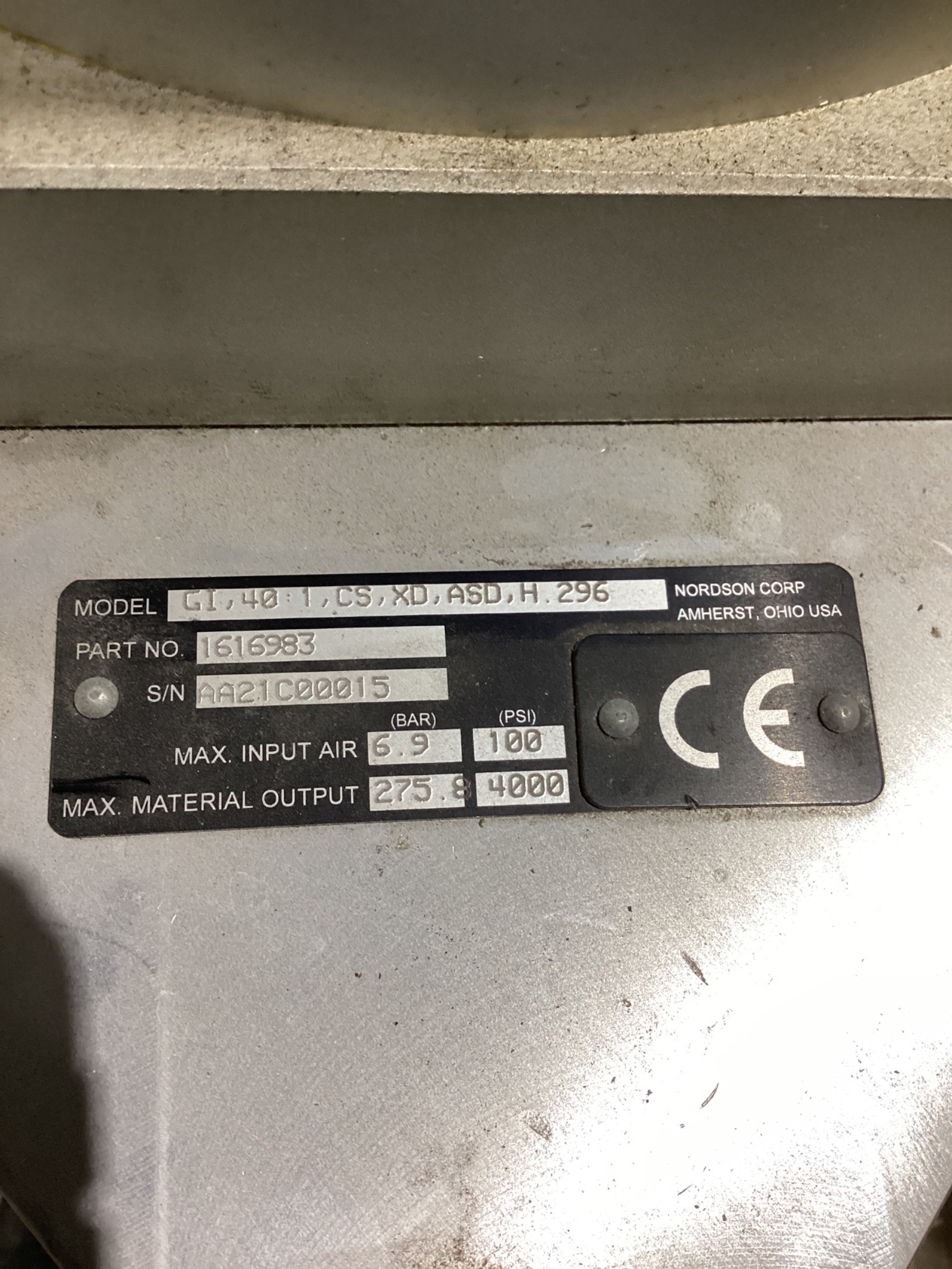 NORDSON 1616983 Bulk Unloader System PARTS ONLY 4