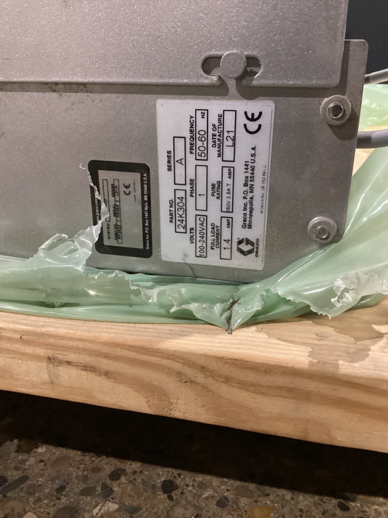 GRACO PF2522 PCF Metering System NEW 2