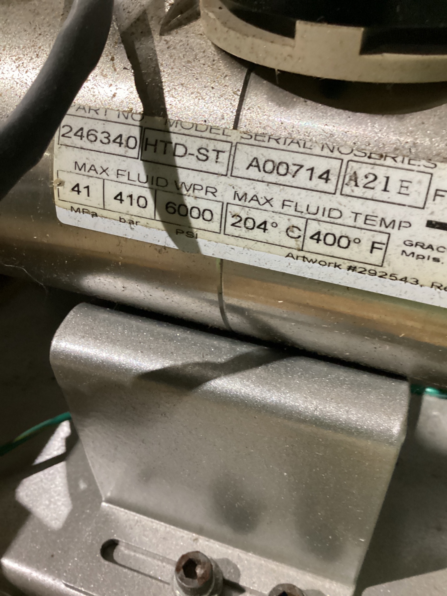 GRACO PF2522 PCF Metering System NEW 3