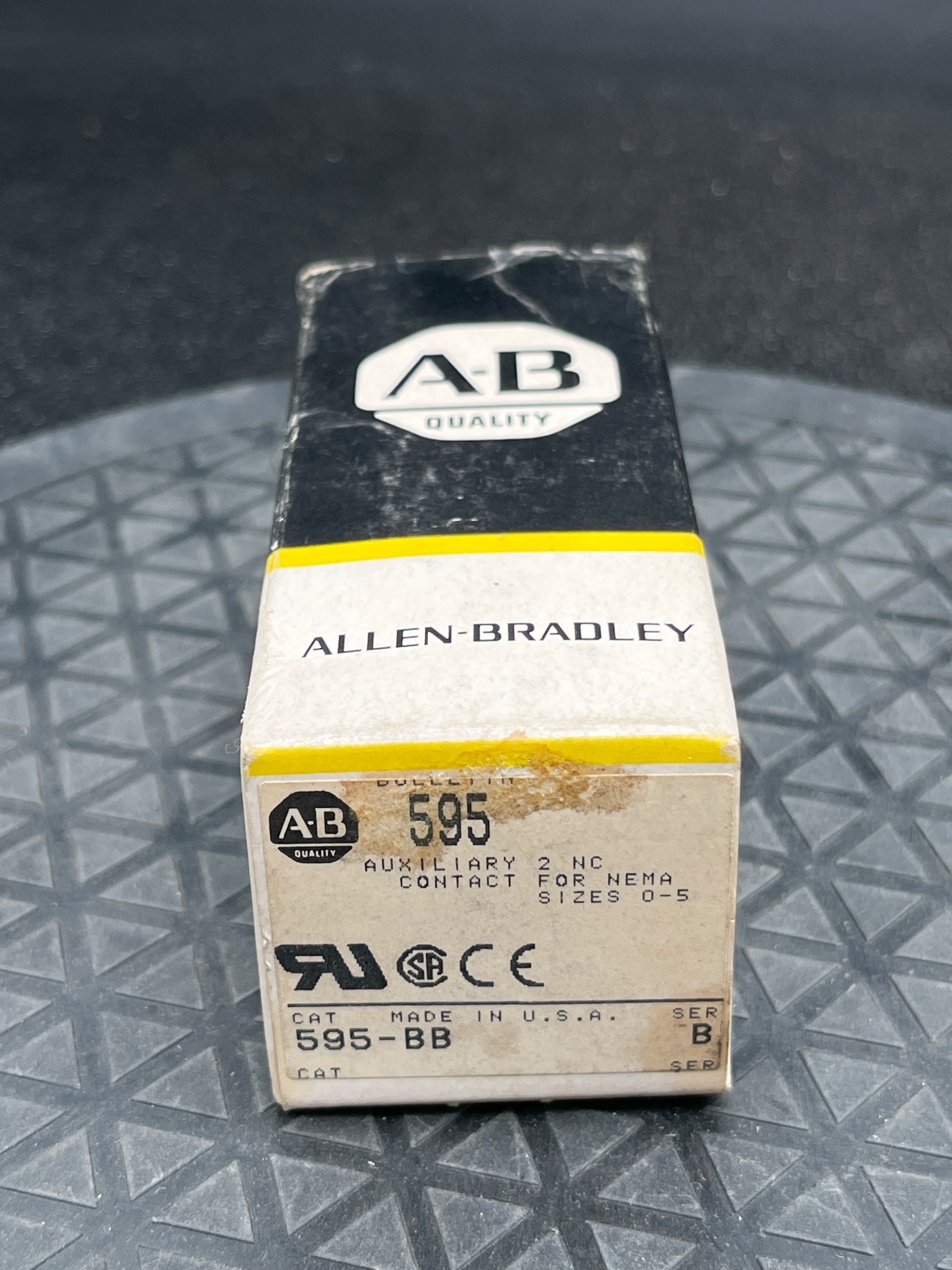 ALLEN BRADLEY 595-BB Auxiliary Contact NEW 2