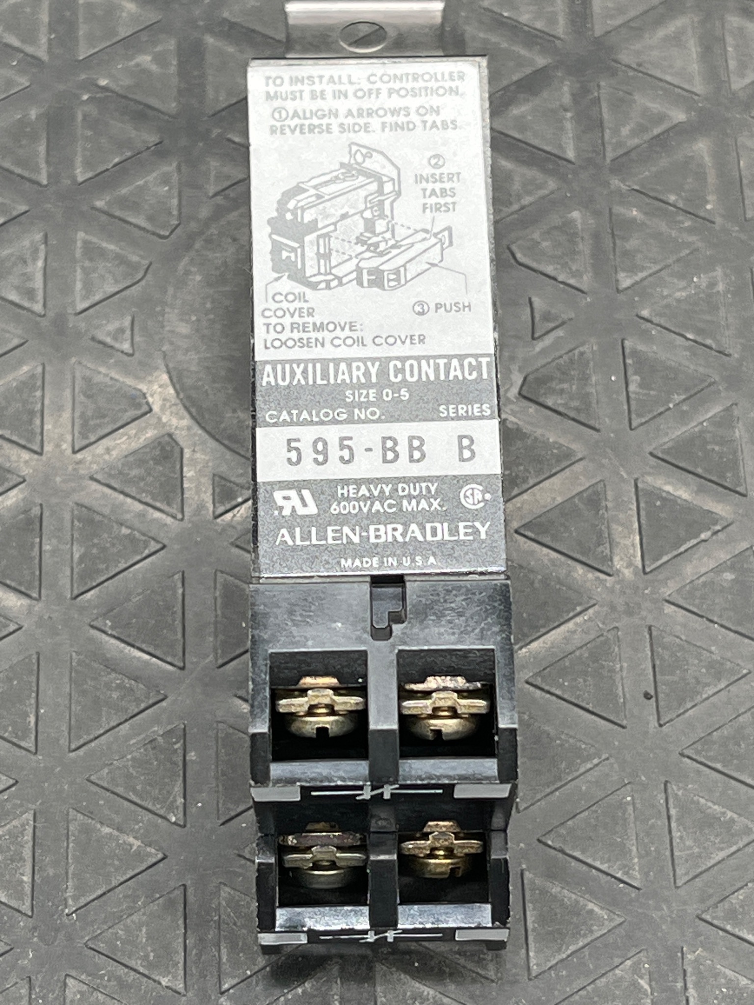 ALLEN BRADLEY 595-BB Auxiliary Contact NEW 6