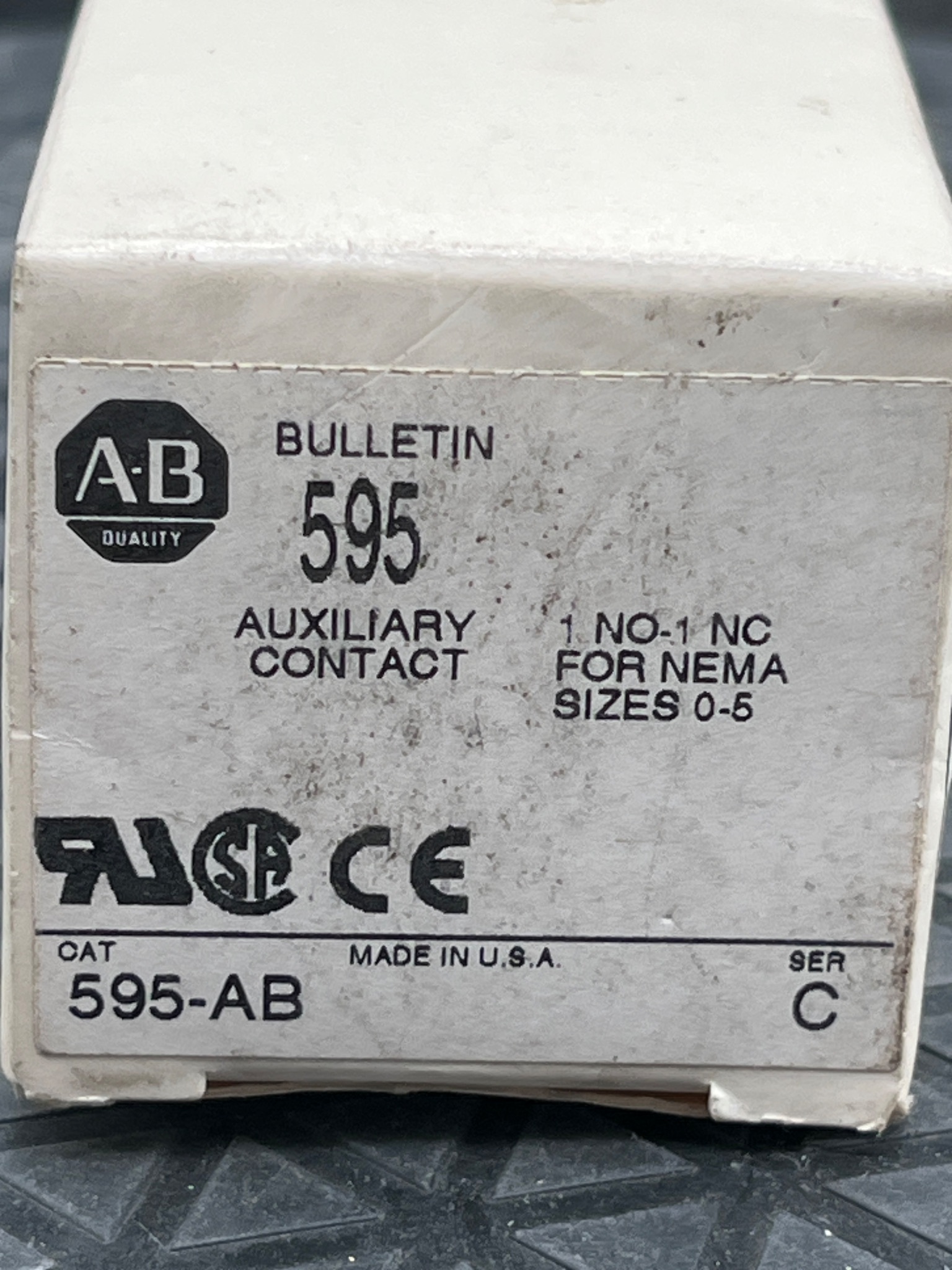 ALLEN BRADLEY 595-AB Auxiliary Contact NEW 4