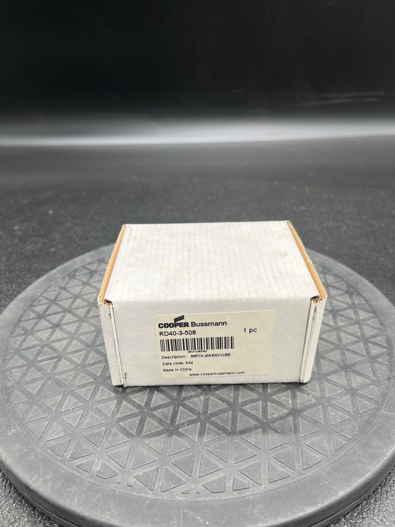COOPER BUSSMANN RD40-3-508 Switch 40A 600V UL508 NEW 0