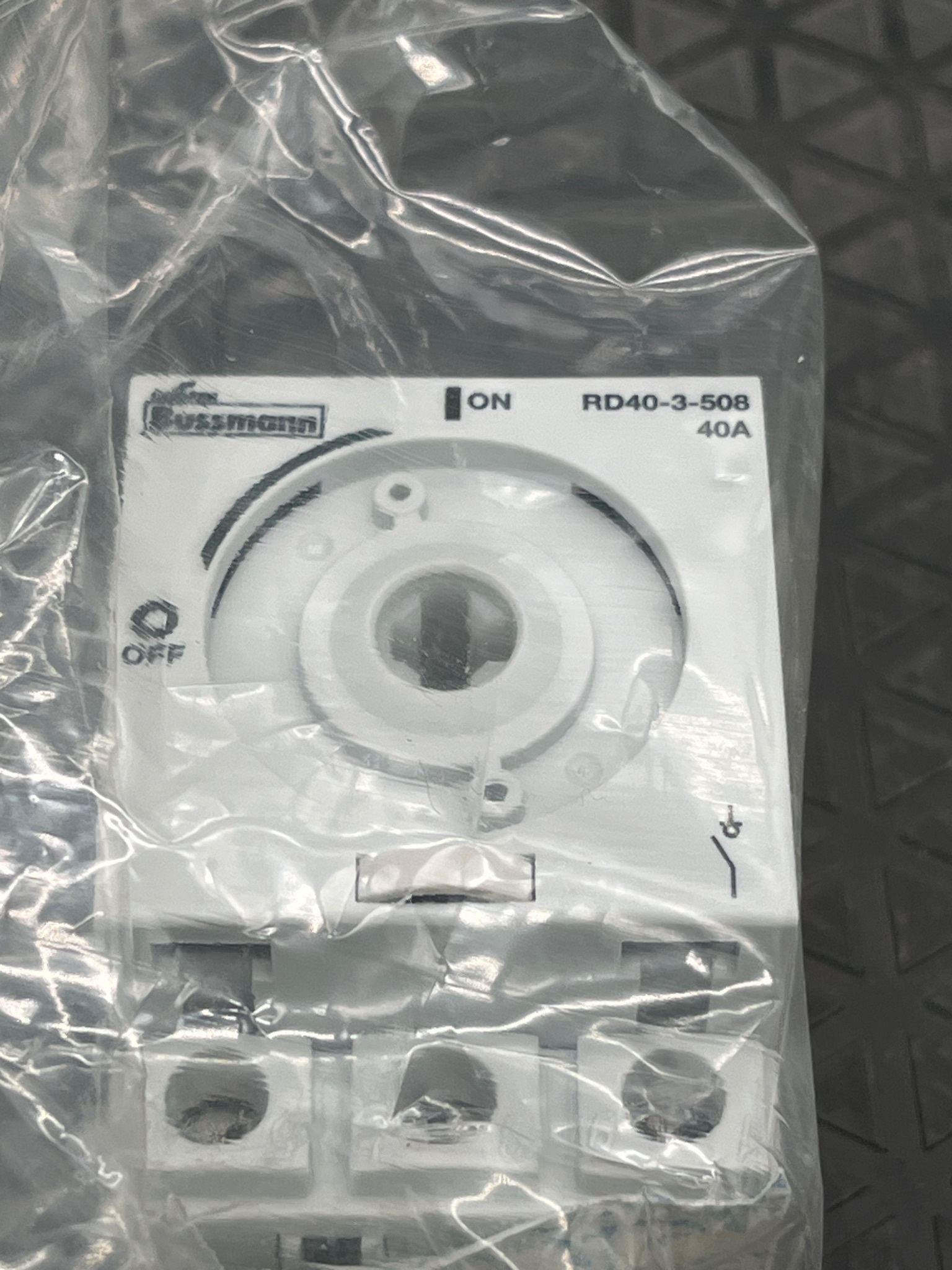 COOPER BUSSMANN RD40-3-508 Switch 40A 600V UL508 NEW 5
