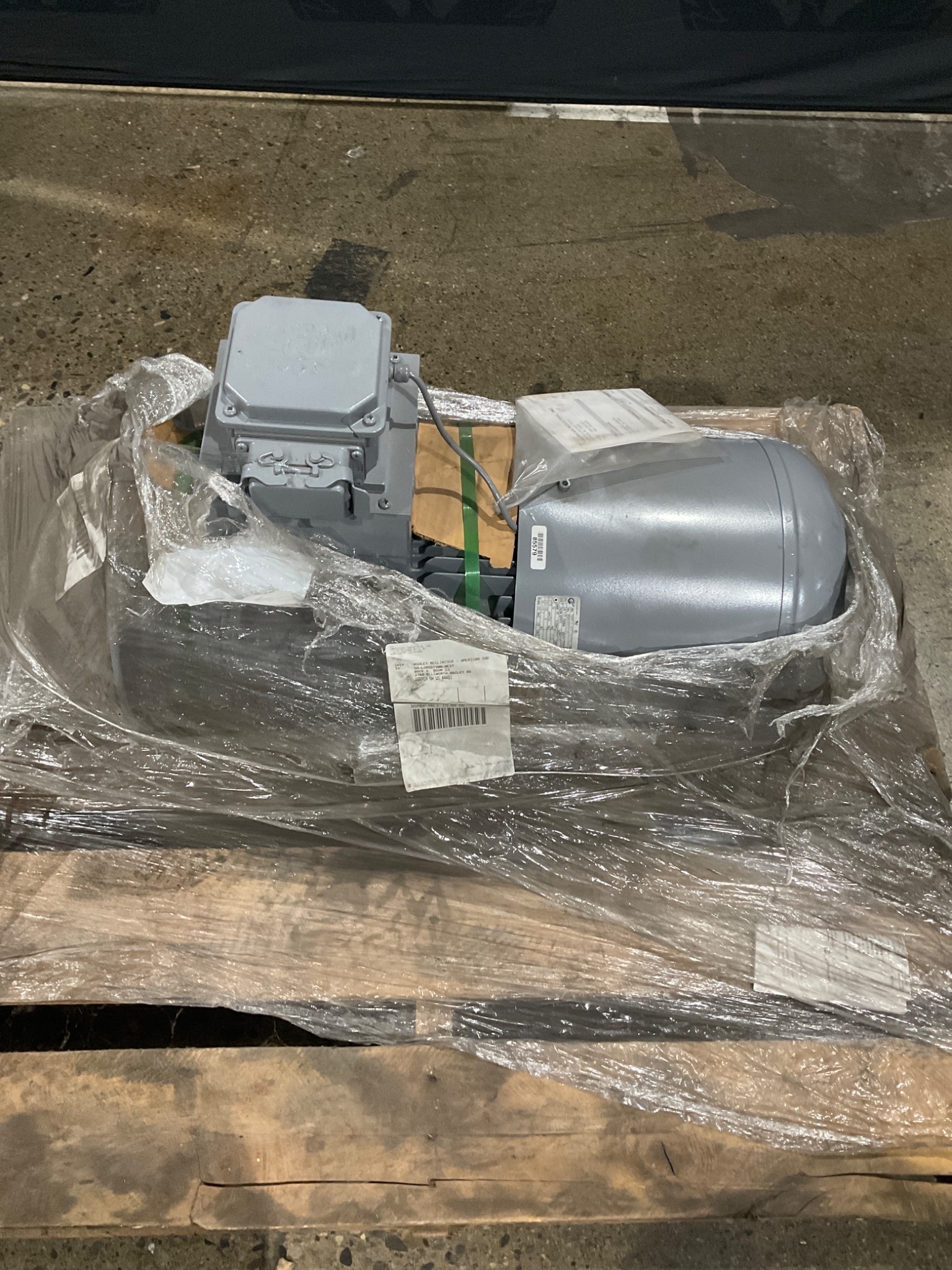 NORD 160M/4BRE150FHL Electric Motor 3PH 15HP 1770 RPM USED 3