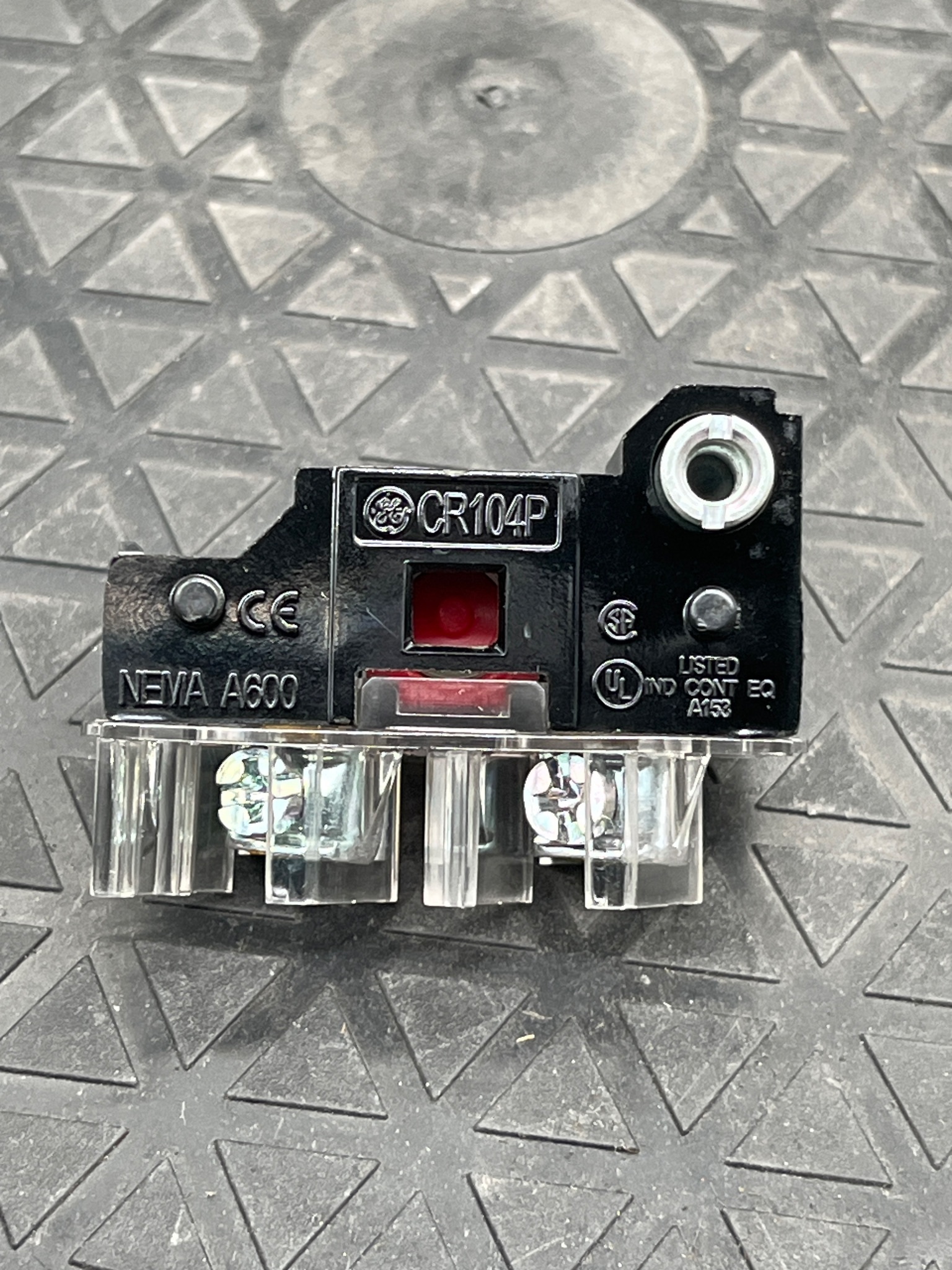 GENERAL ELECTRIC CR104PXC01 Single Circuit Contact Block NEW 6