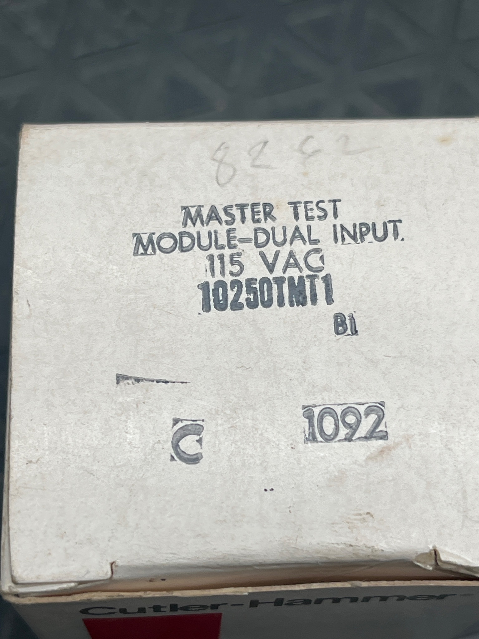 CUTLER-HAMMER 10250TMT1 Master Test Module Dual-Input 115 VAC NEW 4