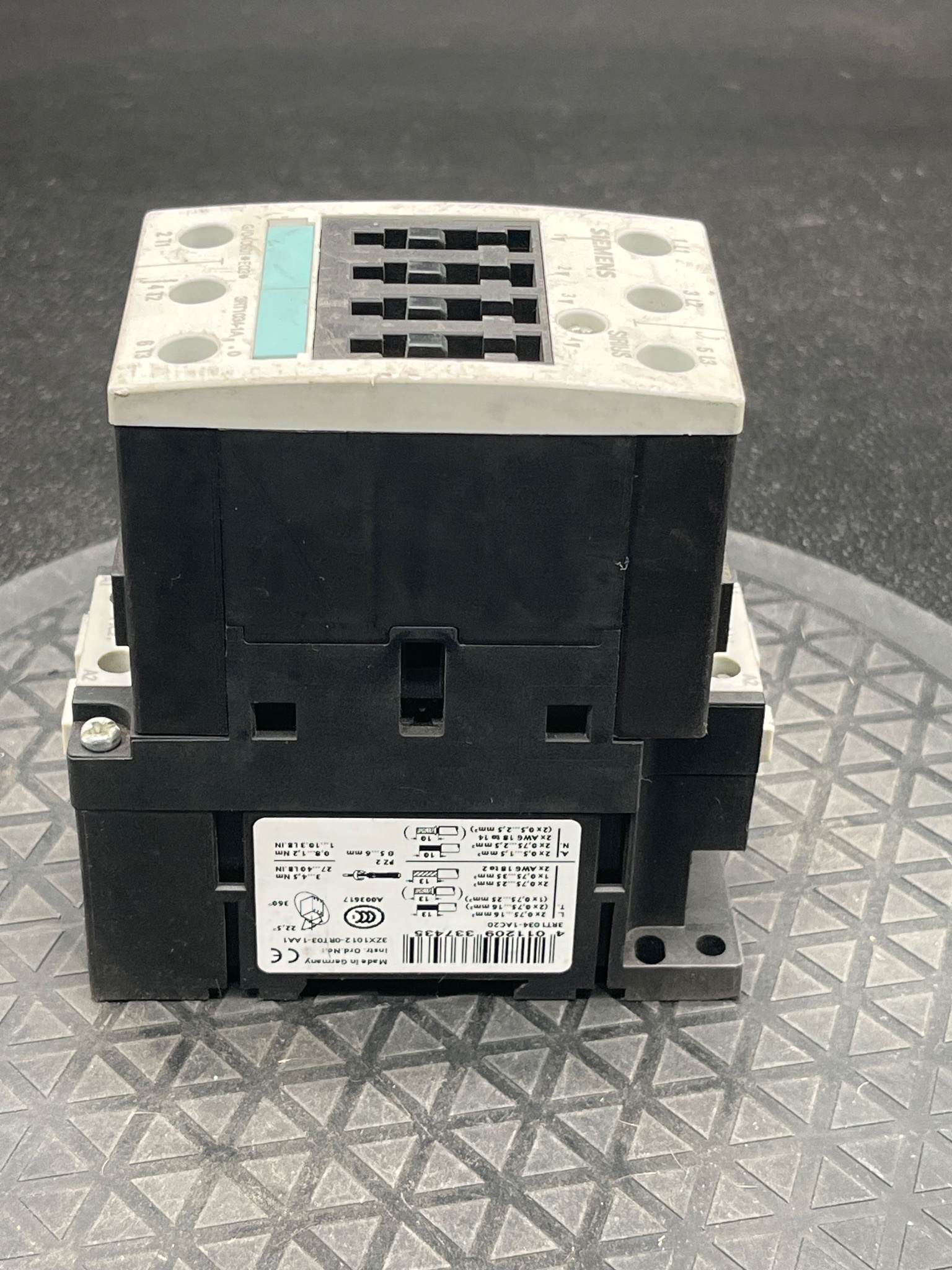 SIEMENS 3RT1034-1AC20 Contactor USED 3