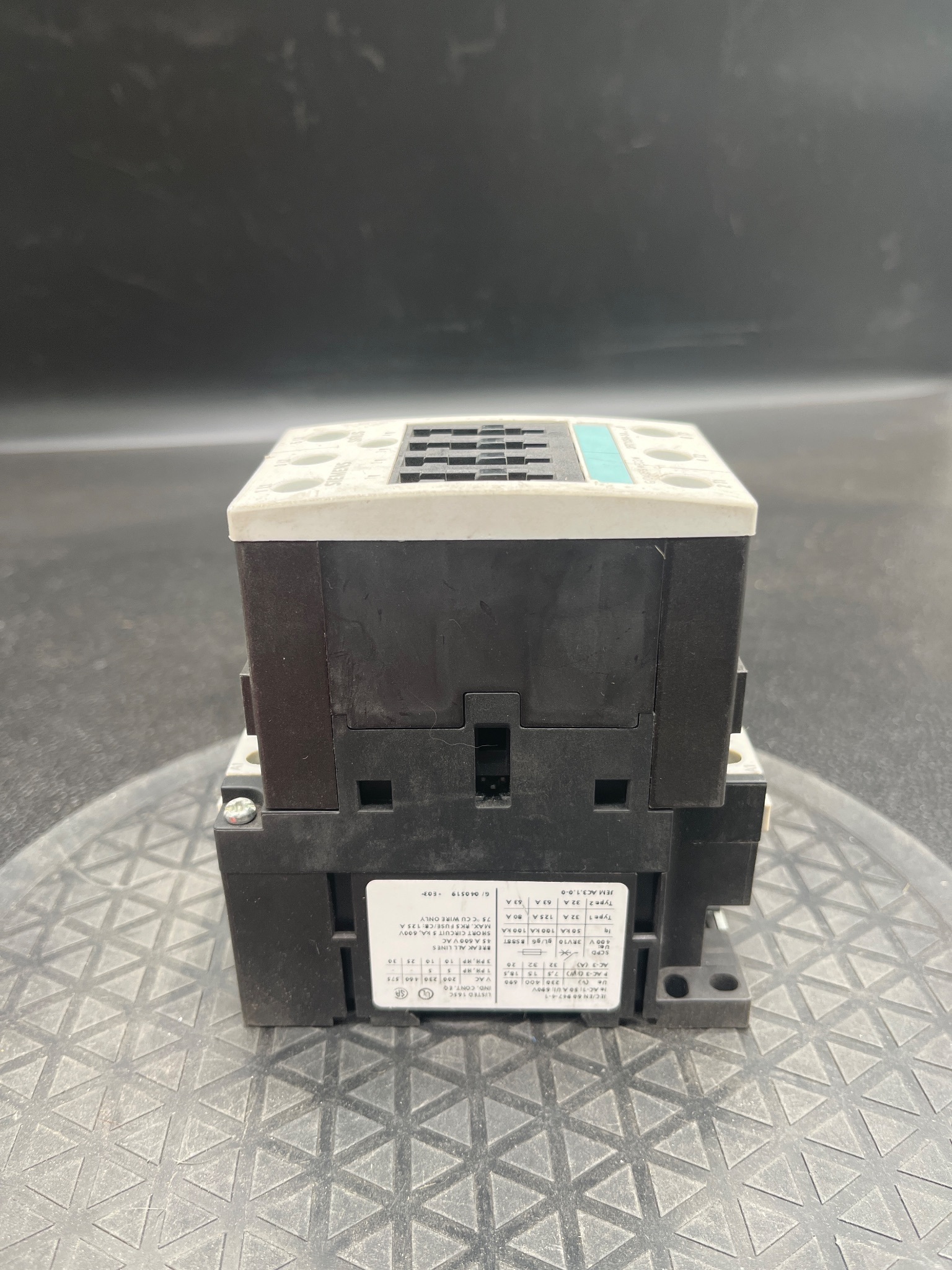 SIEMENS 3RT1034-1AC20 Contactor USED 3