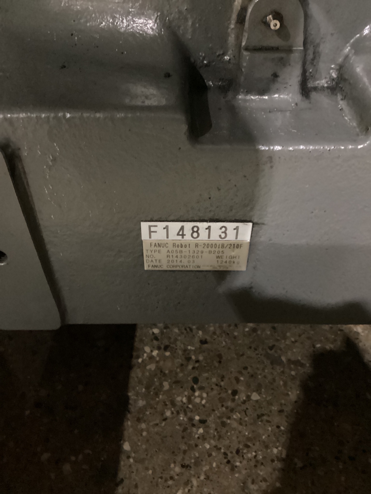 FANUC R-2000iB/210F Complete w/ R-30iB Controls USED 11