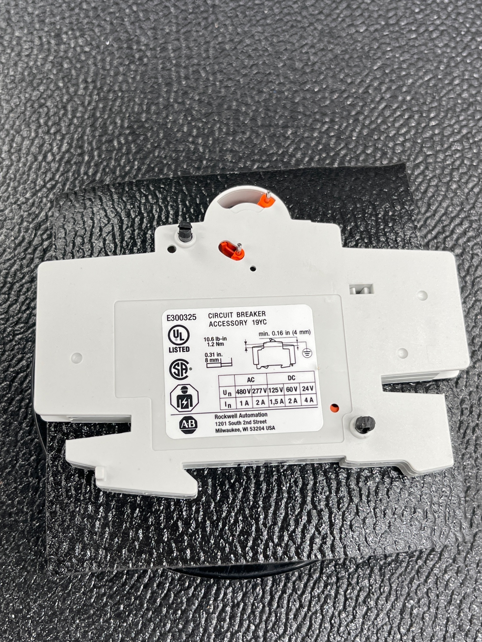 ALLEN BRADLEY 1489-AMRA3 Auxiliary Contact NEW 5