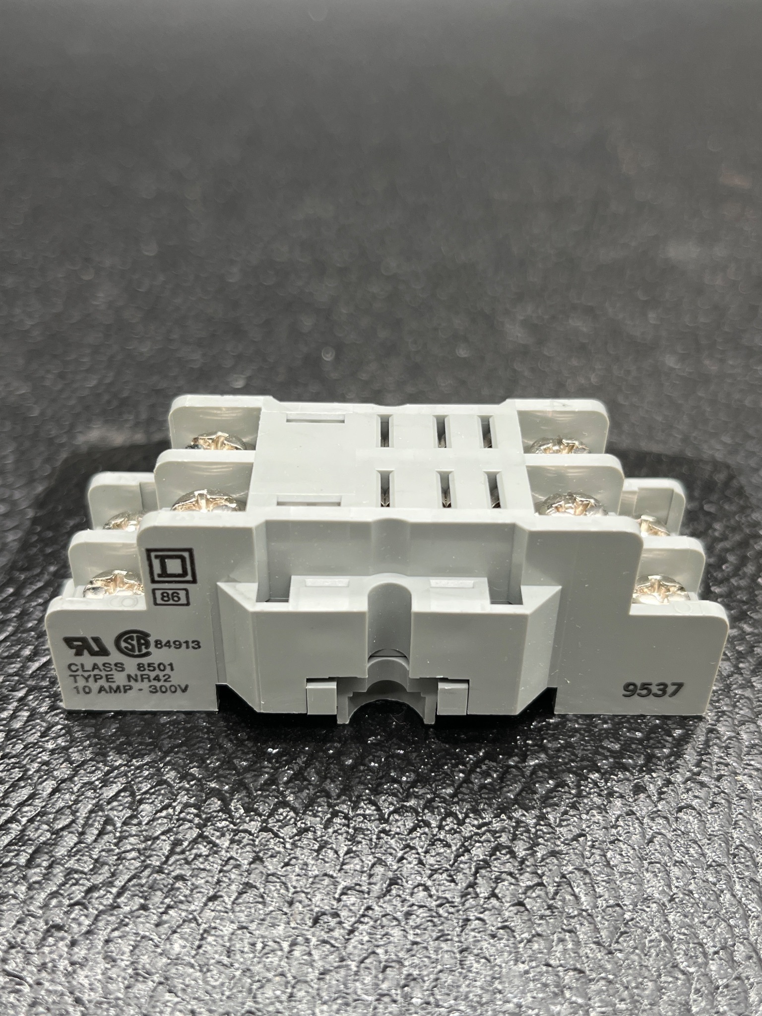 SQUARE D 8501NR42 Relay Socket Front Wired for 8501 RS42 Relays NEW 7