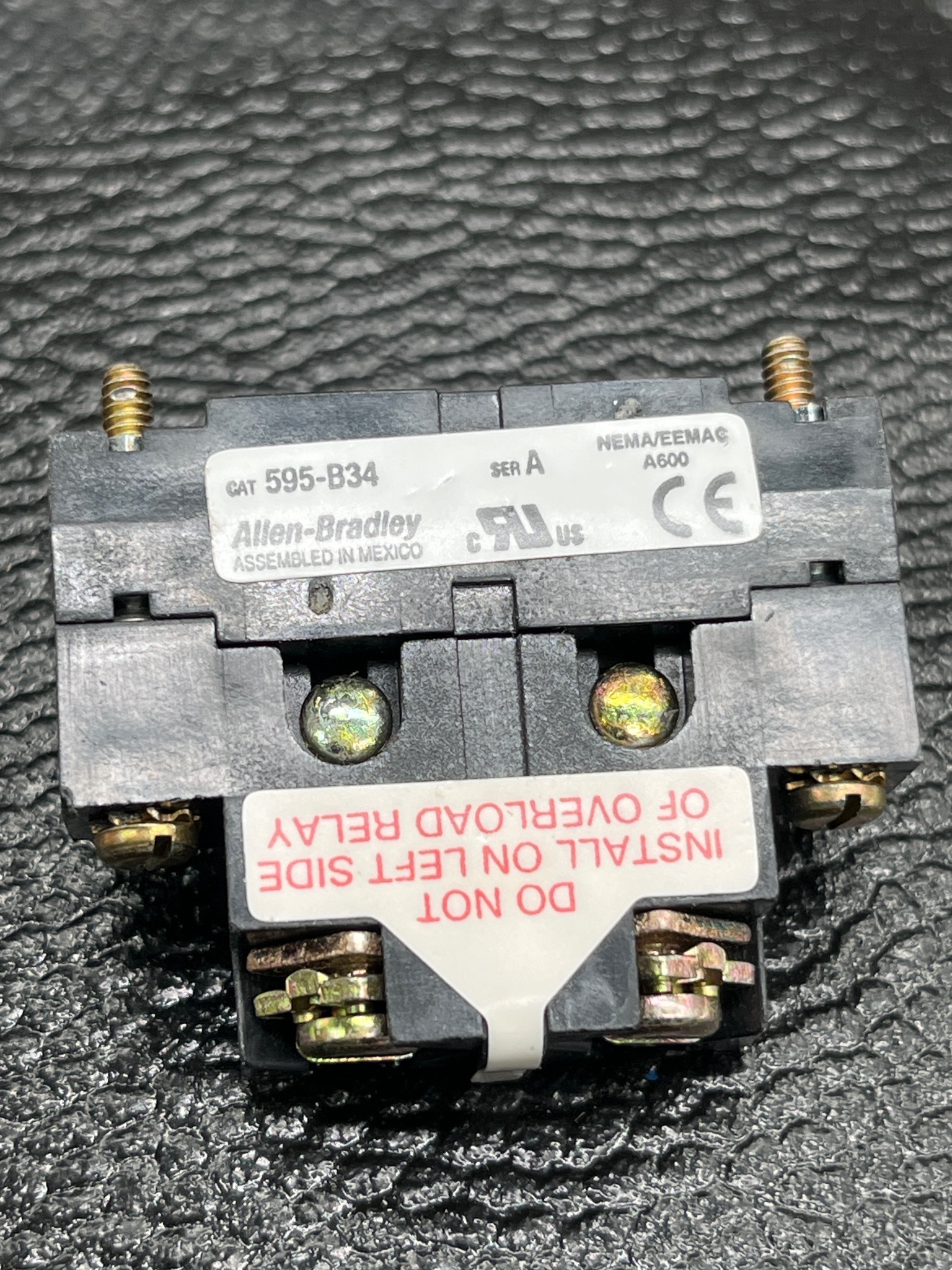 ALLEN BRADLEY 595-B34 Auxiliary Contact NEW 7