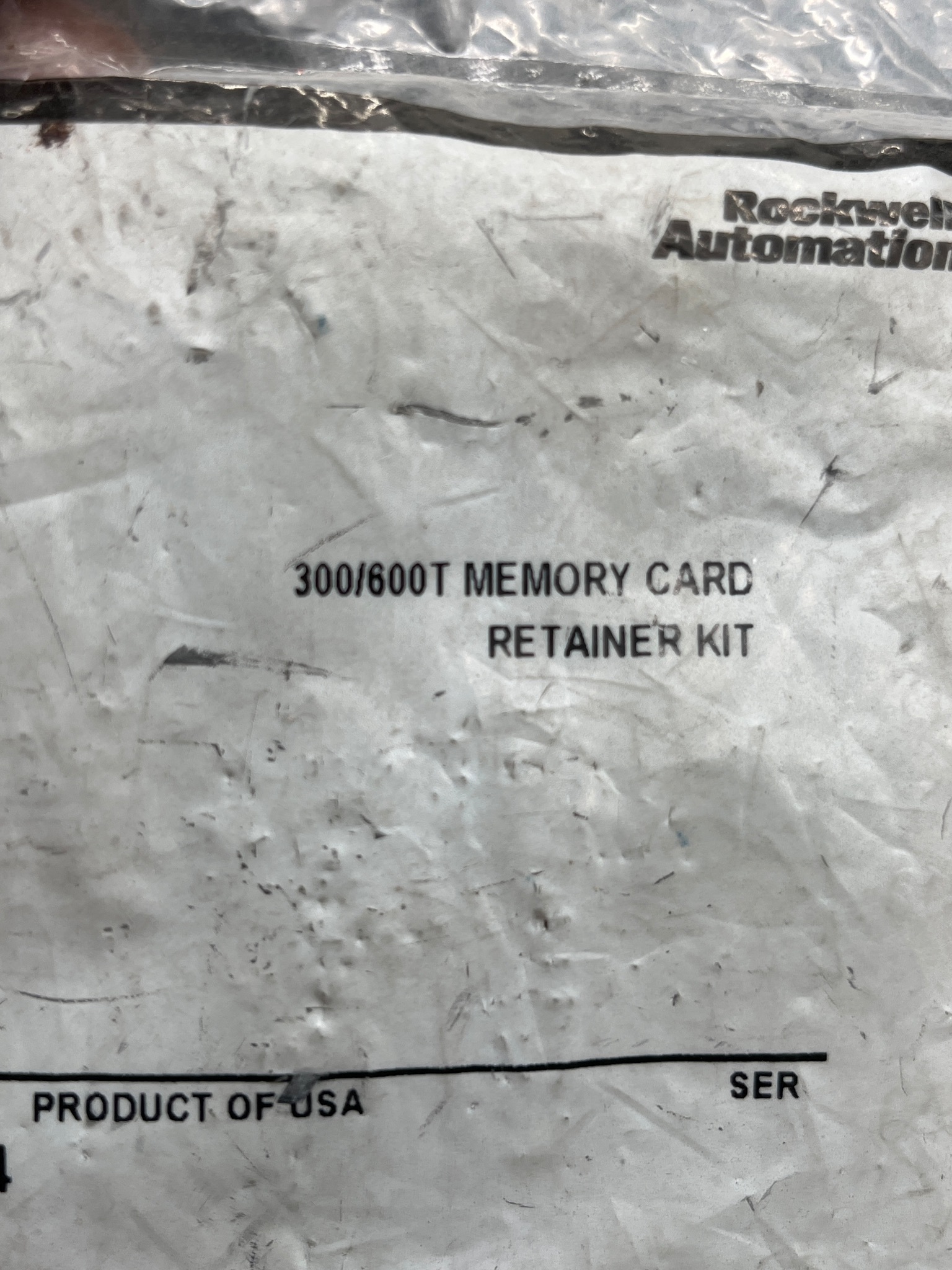 ALLEN BRADLEY 77153-146-54 300/600T Memory Card Retainer Kit NEW 3