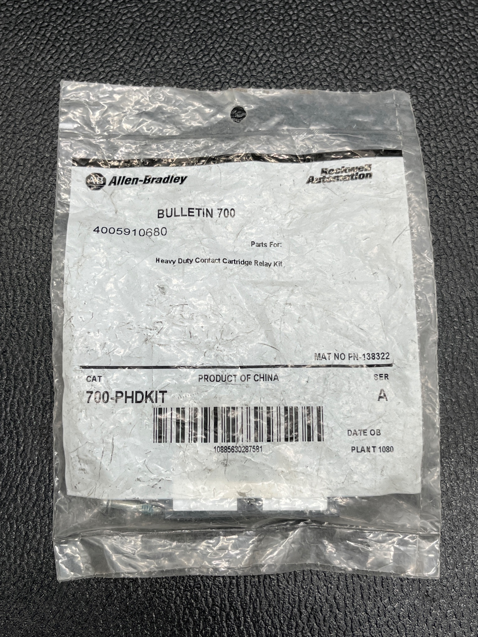 ALLEN BRADLEY 700-PHDKIT Contact Relay Kit NEW 0