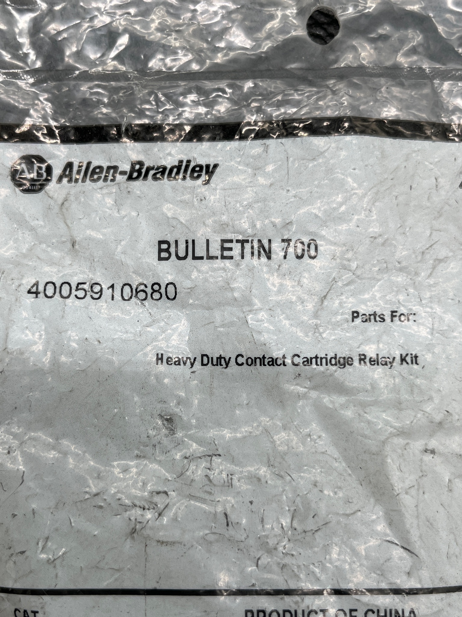 ALLEN BRADLEY 700-PHDKIT Contact Relay Kit NEW 3