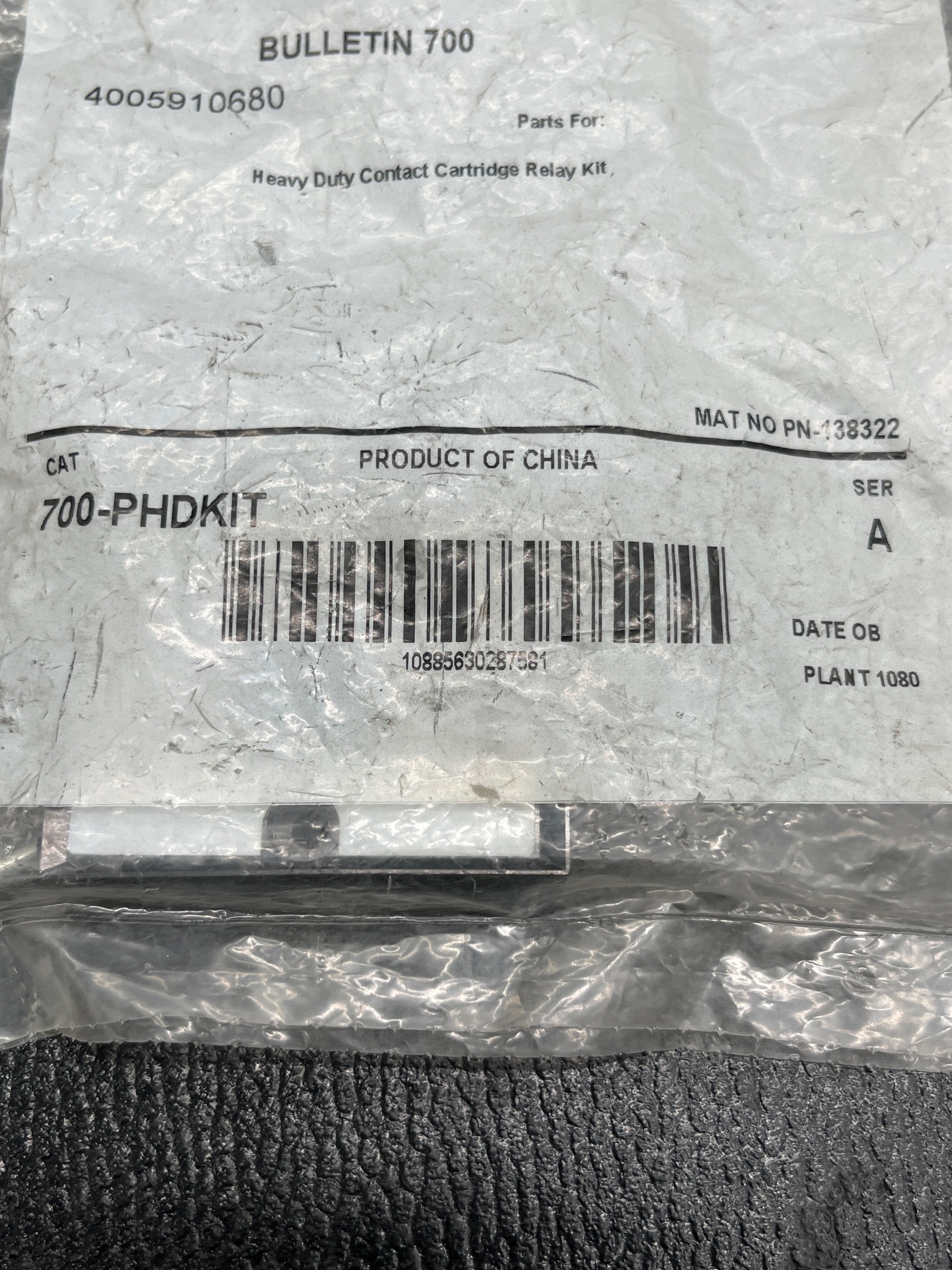 ALLEN BRADLEY 700-PHDKIT Contact Relay Kit NEW 4