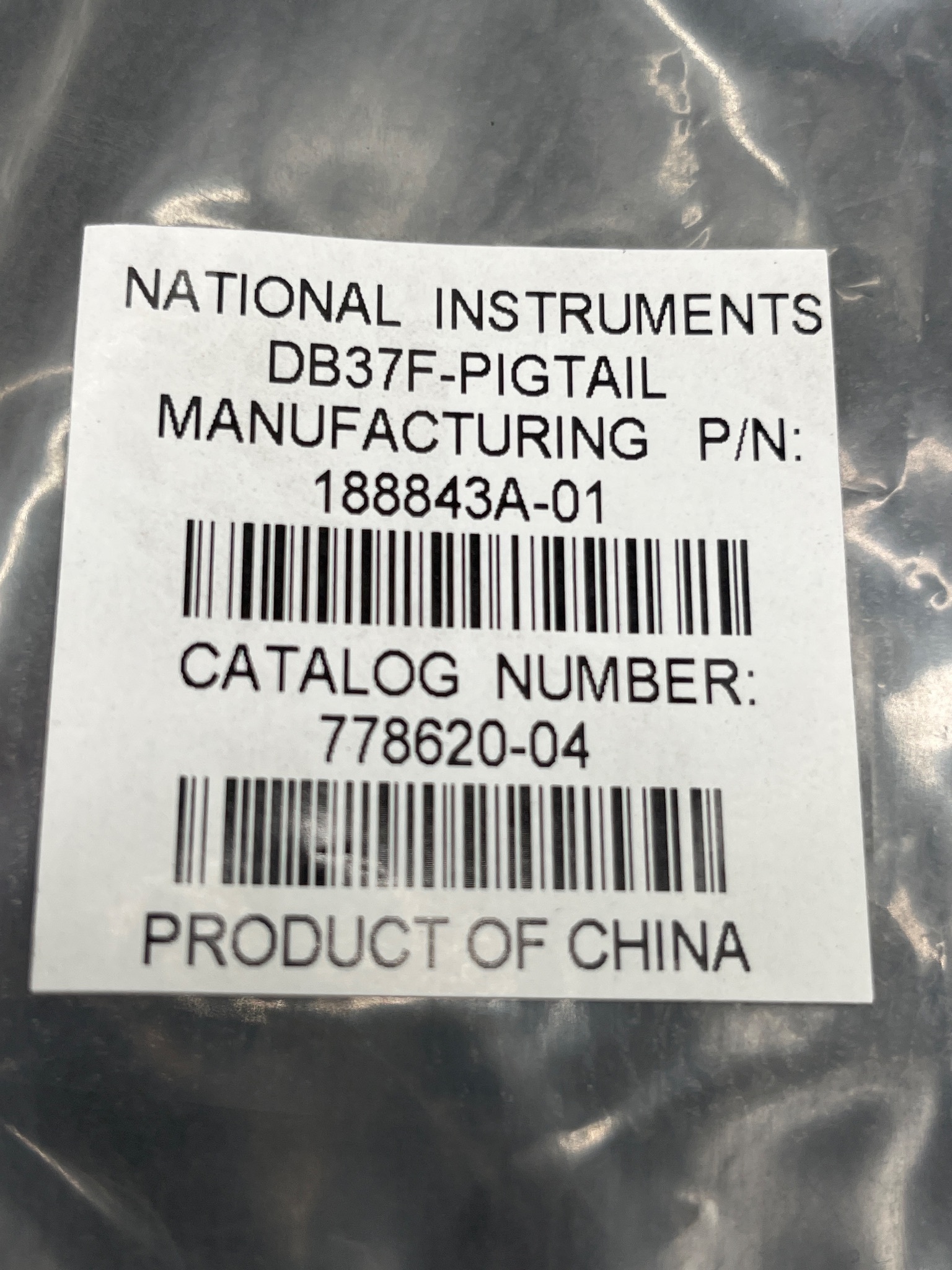 NATIONAL INSTRUMENTS 188843A-01 Multi-Function Cable NEW 2