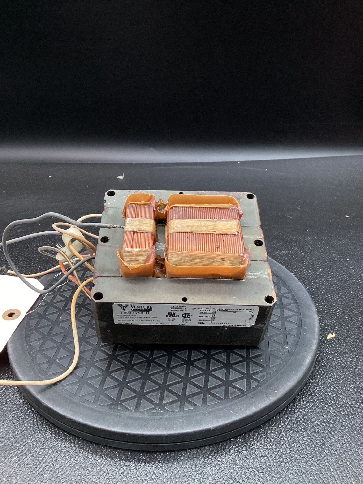 VENTURE V90D6413 Metal Halide Ballast 400W USED 0
