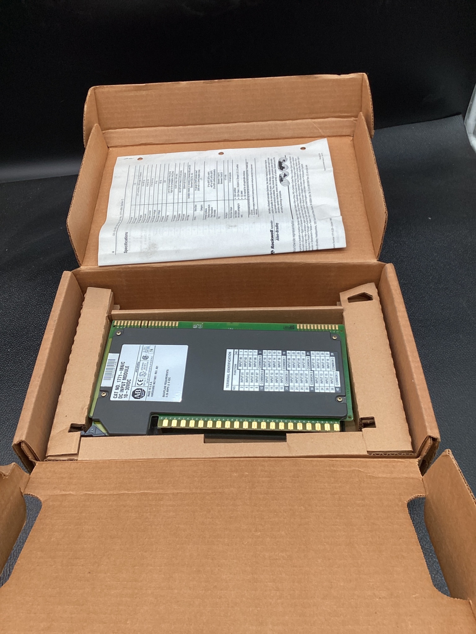 ALLEN BRADLEY 1771-IBN Ser. C Digital Input Module NEW 5