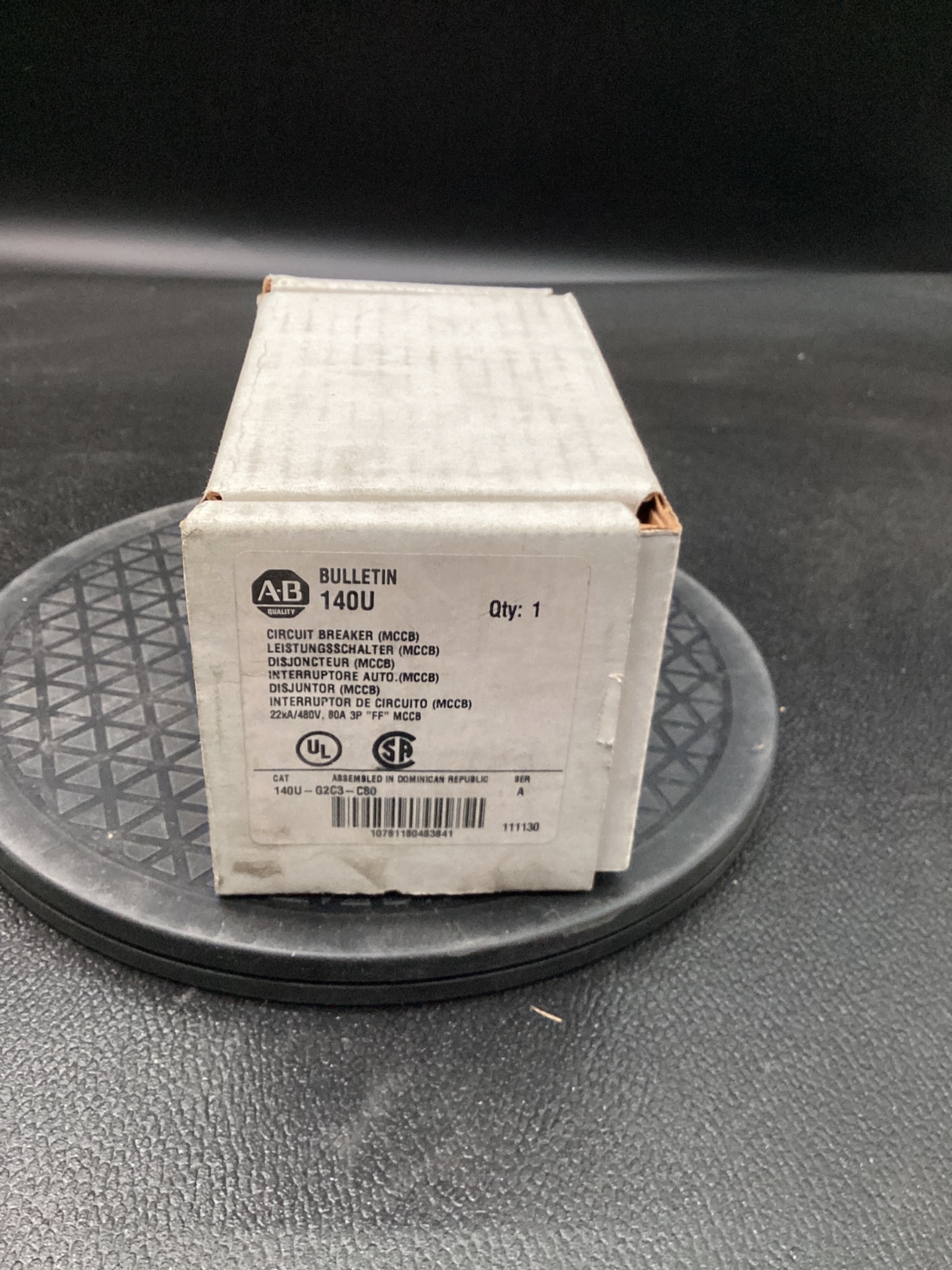 ALLEN BRADLEY 140U-G2C3-C80 Molded Case Circuit Breaker 80A NEW 2