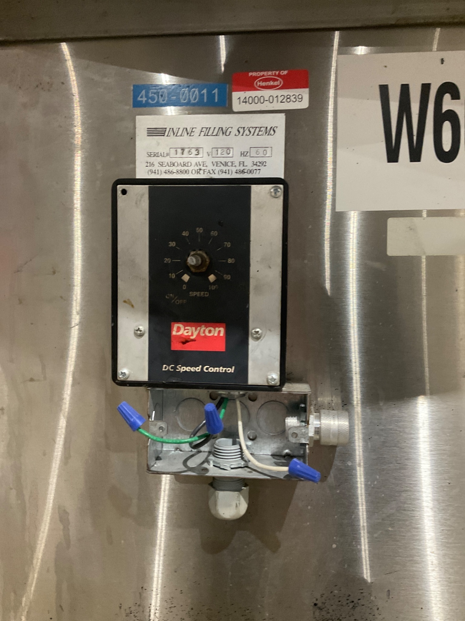 INLINE FILLING SYSTEMS DAYTON W602-FIL50-TT02 STAINLESS ACCUMULATION TABLE USED 4