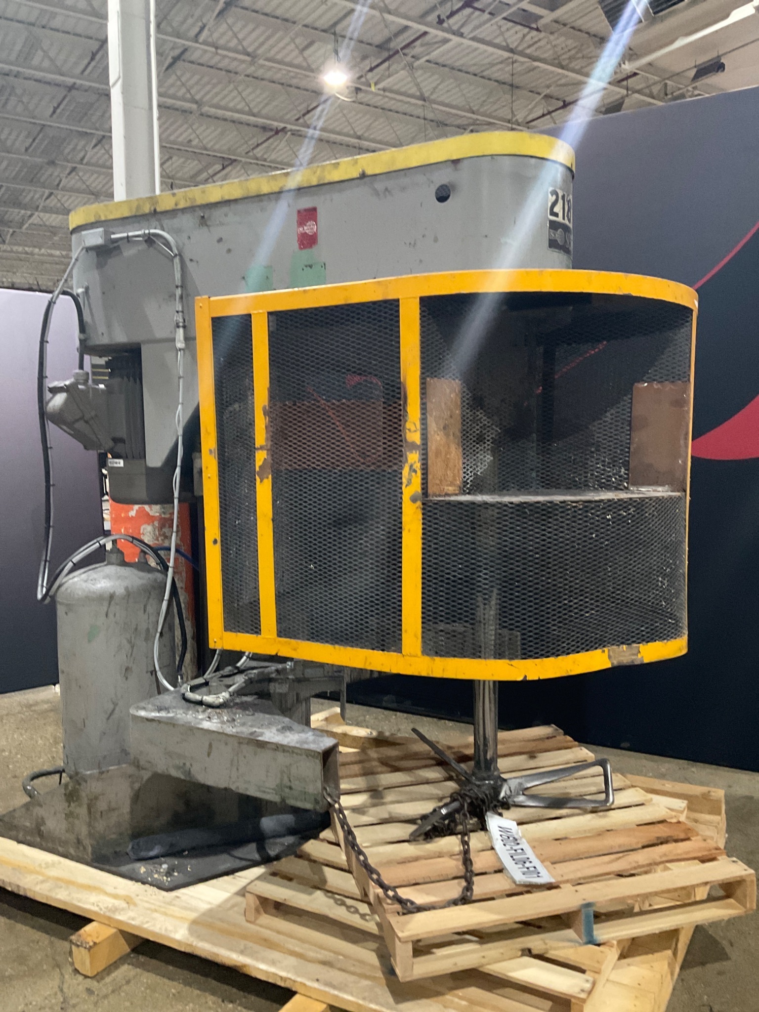 SCHOLD MACHINE CORP MODEL 7597.96 HIGH-SPEED DISPERSER USED 7
