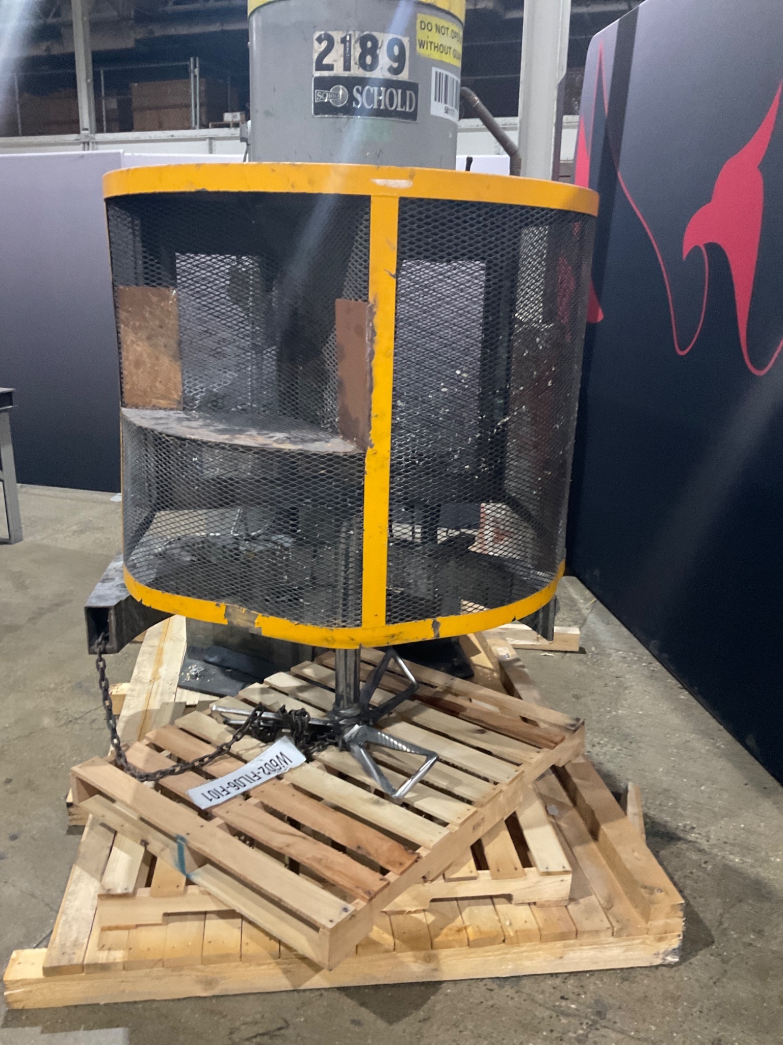 SCHOLD MACHINE CORP MODEL 7597.96 HIGH-SPEED DISPERSER USED 8