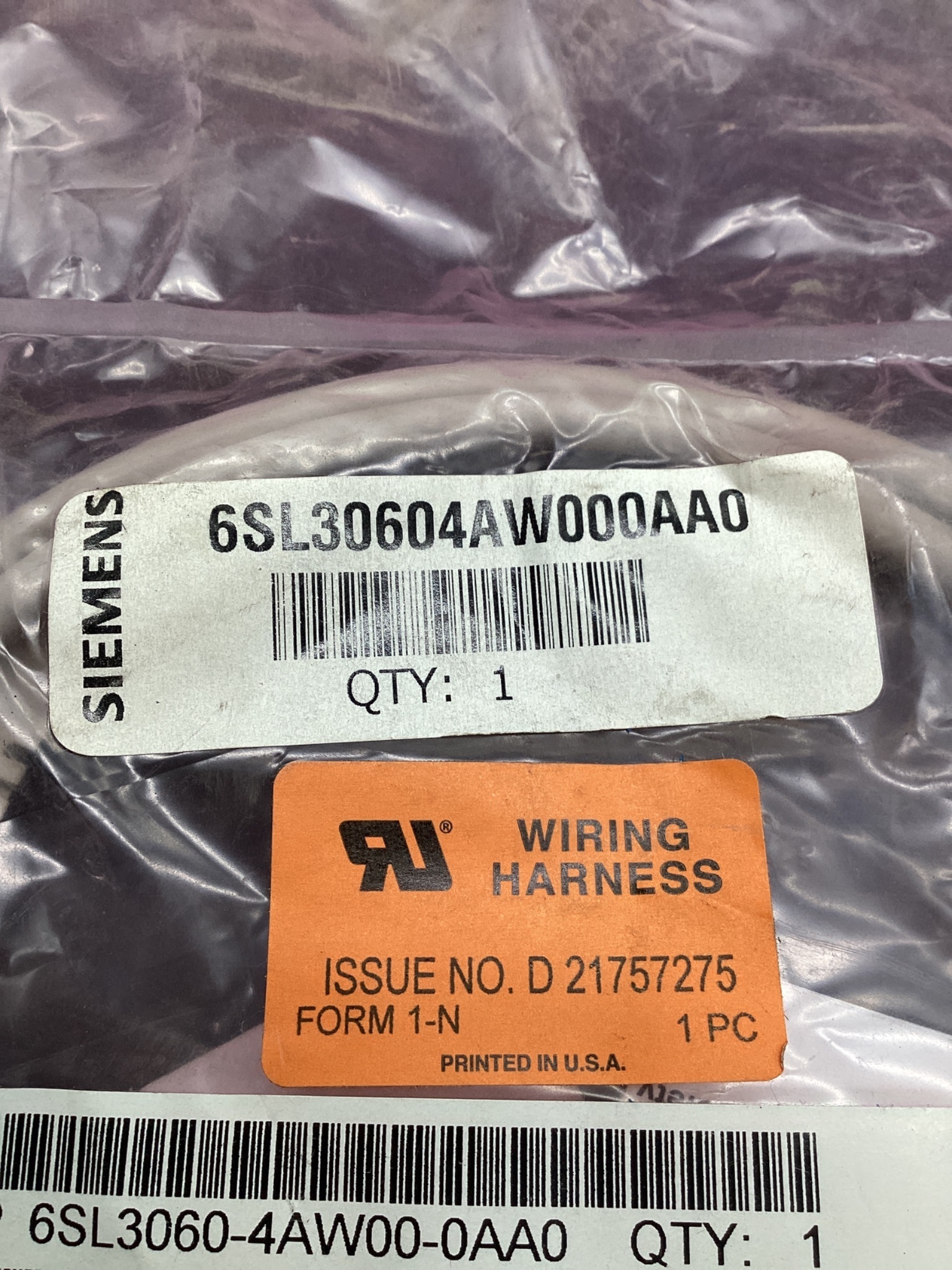 SIEMENS 6SL3060-4AW00-0AA0 DSA BRÜCKE 1200MM CONNECTION SYSTEM NEW 2