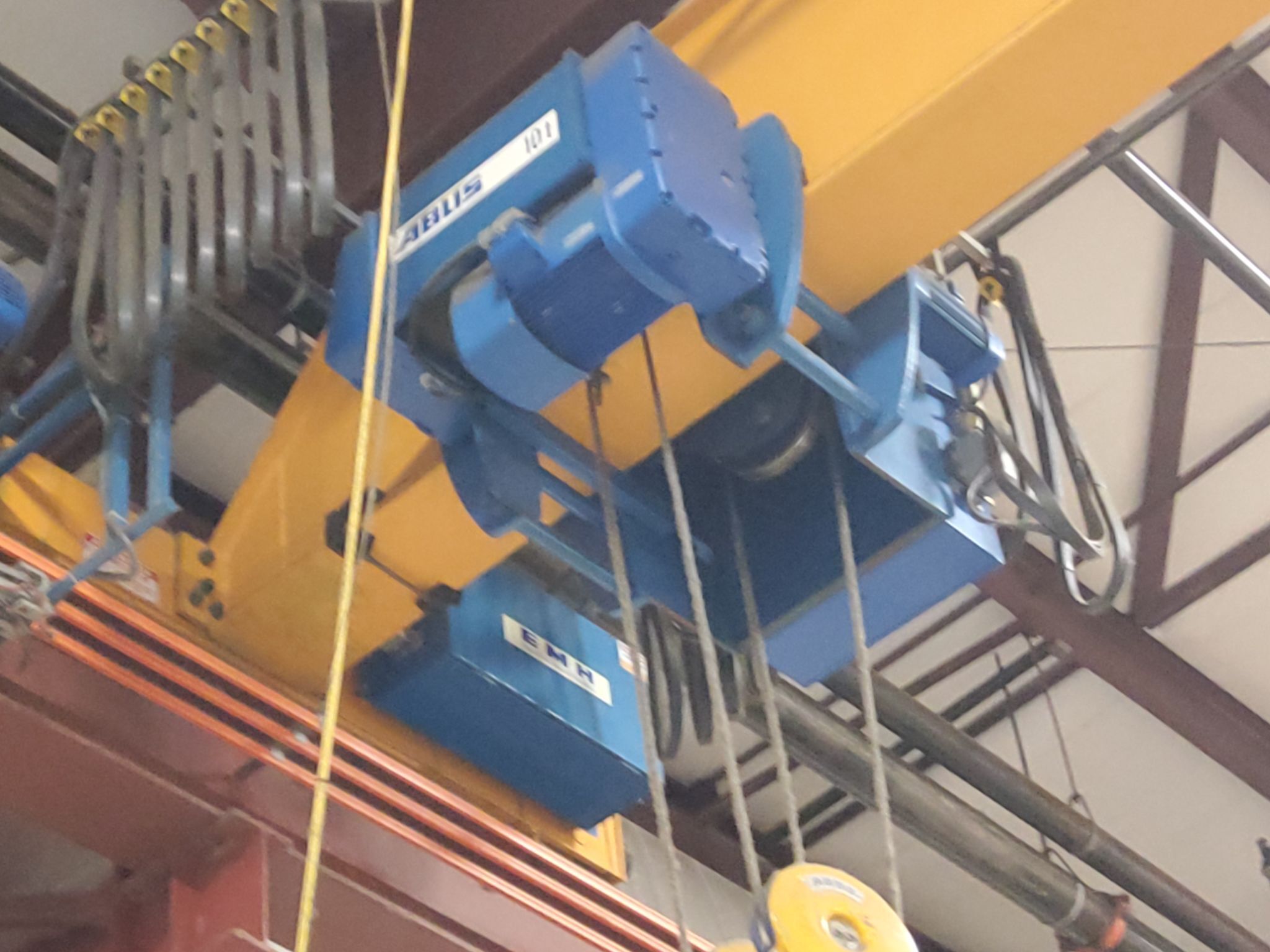 EMH 10 BRIDGE CRANE AND ABBUS HOIST 4