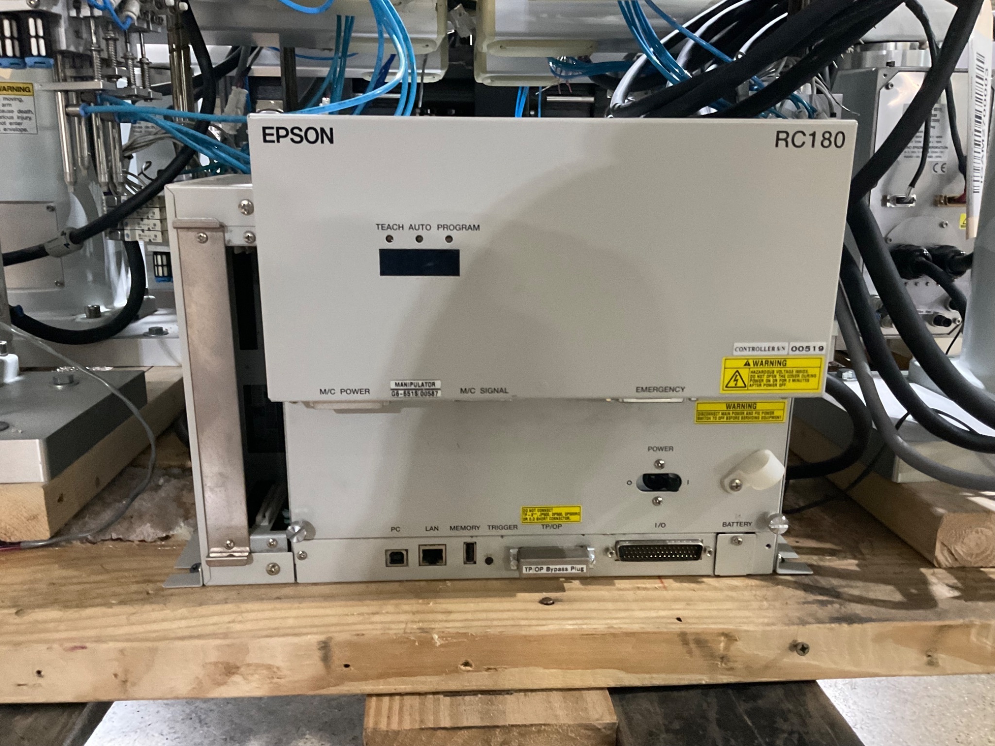 SEIKO EPSON G6-651S SCARA Robot w/ RC180 Controller USED 13