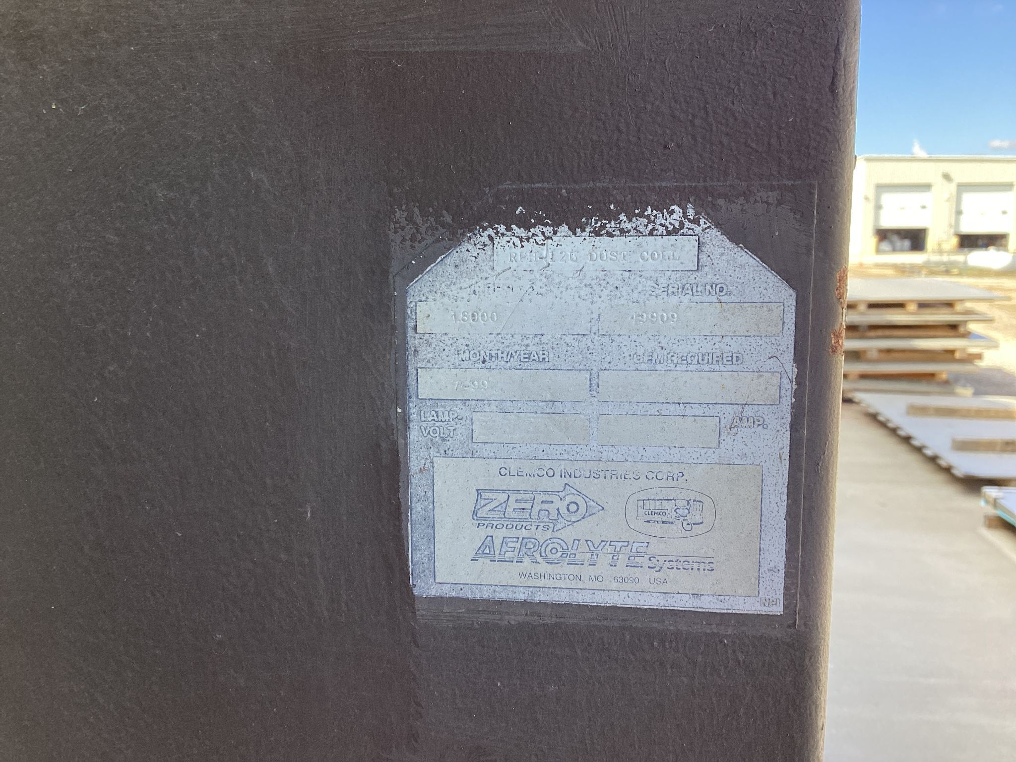 Clemco 18000 Zero Dust Collector 1