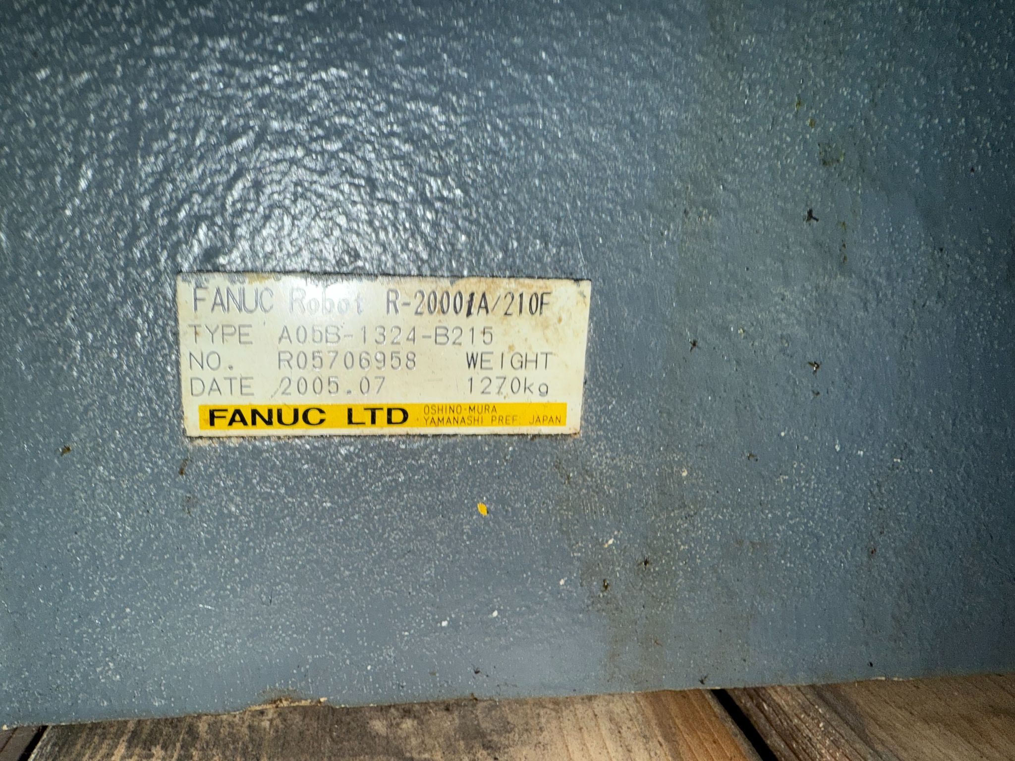 FANUC R-2000iA/210F w/ R-J3iB Controls USED AS-IS 4
