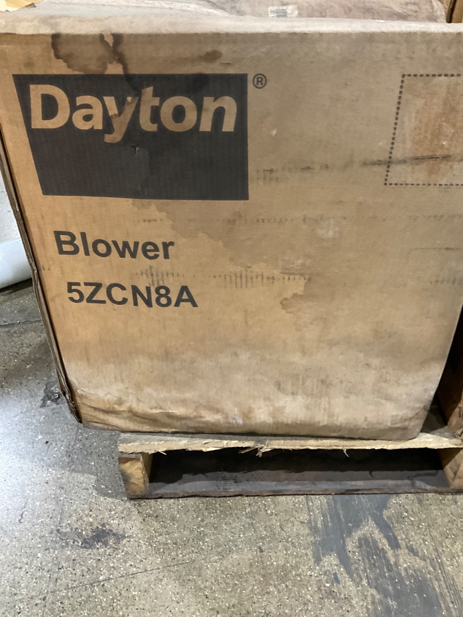 DAYTON 5ZCN8A 11-1/8" Single Inlet Blower Fan NEW 0