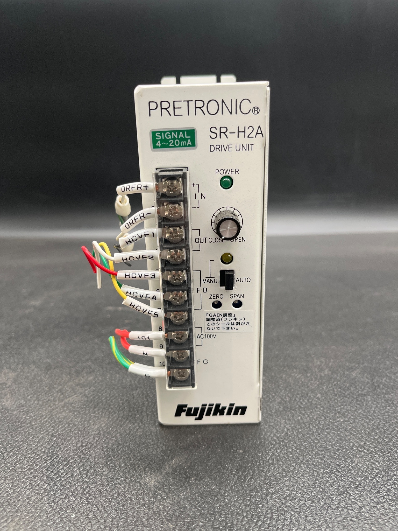 FUJIKIN SR-H2A Pretronic Drive Unit USED 0