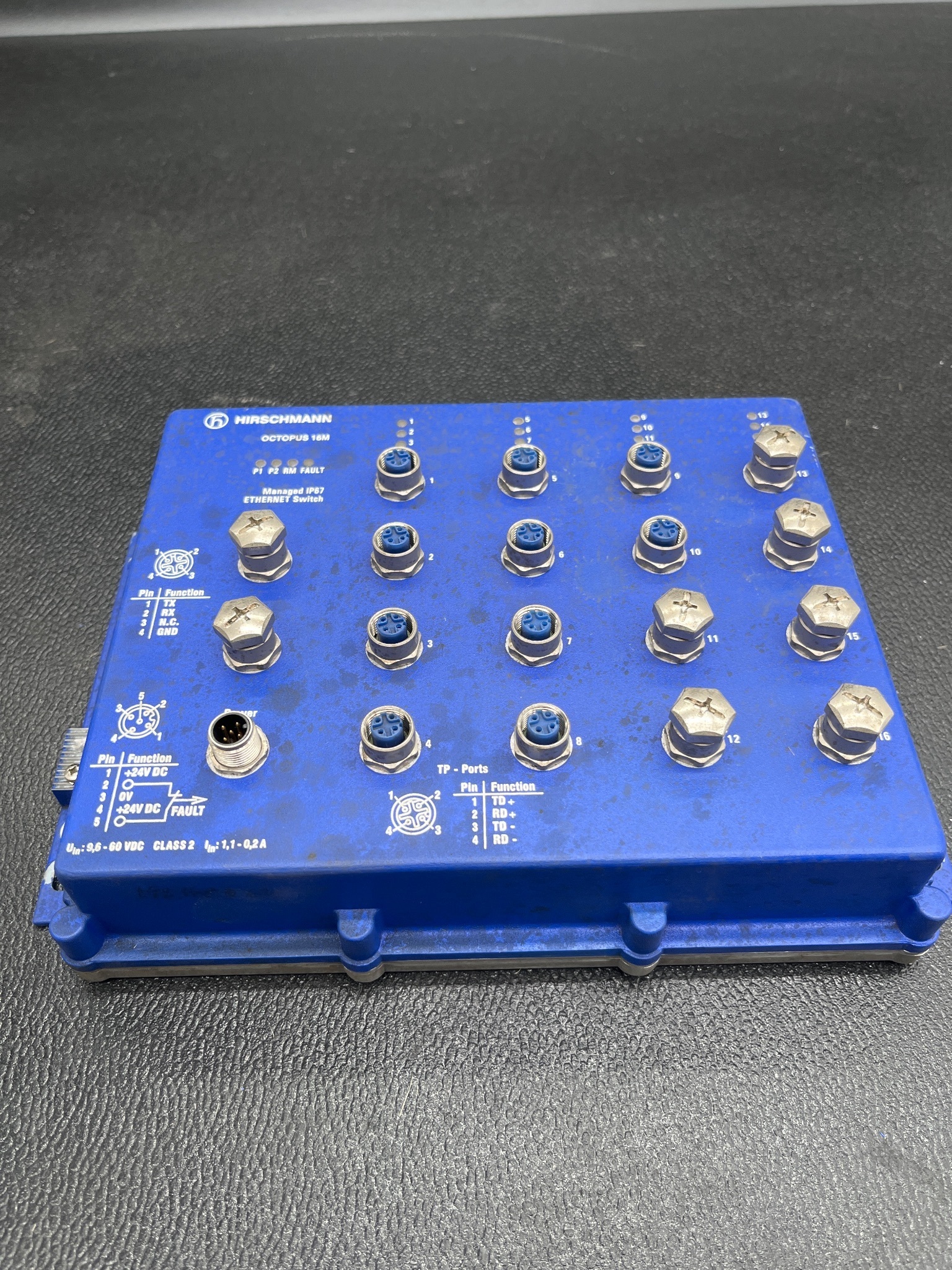 HIRSCHMANN OCTOPUS 16M (GM) Managed Ethernet Switch USED 0