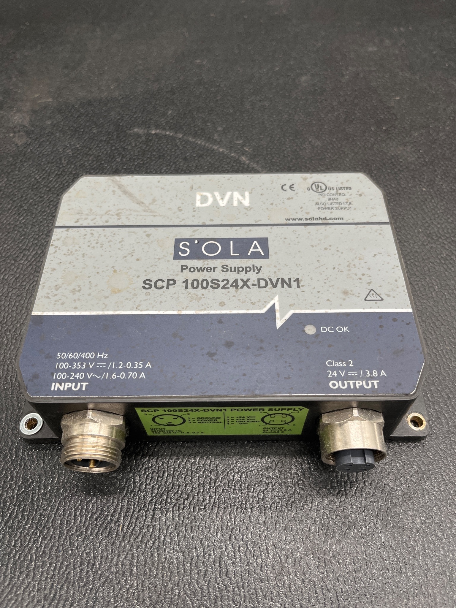 SOLA SCP100S24X-DVN1 Power Supply USED 0