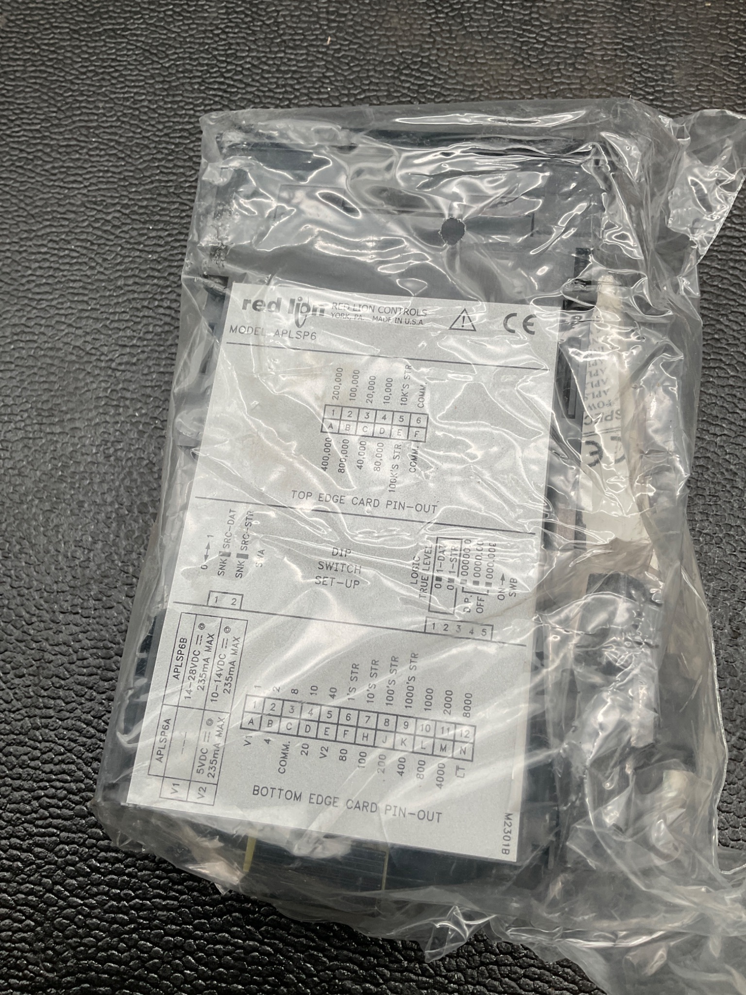 RED LION APLSP6B0 PANEL METER NEW 0