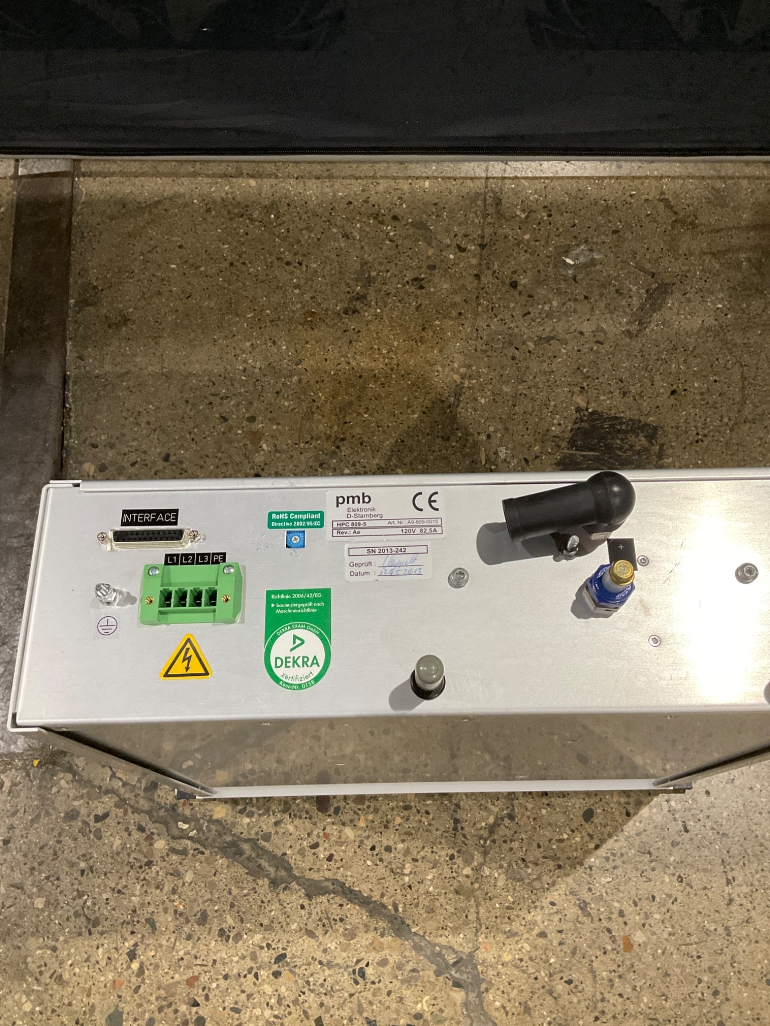 PMB ELEKTRONIK HPC 809-5 Laser Power Supply USED 1