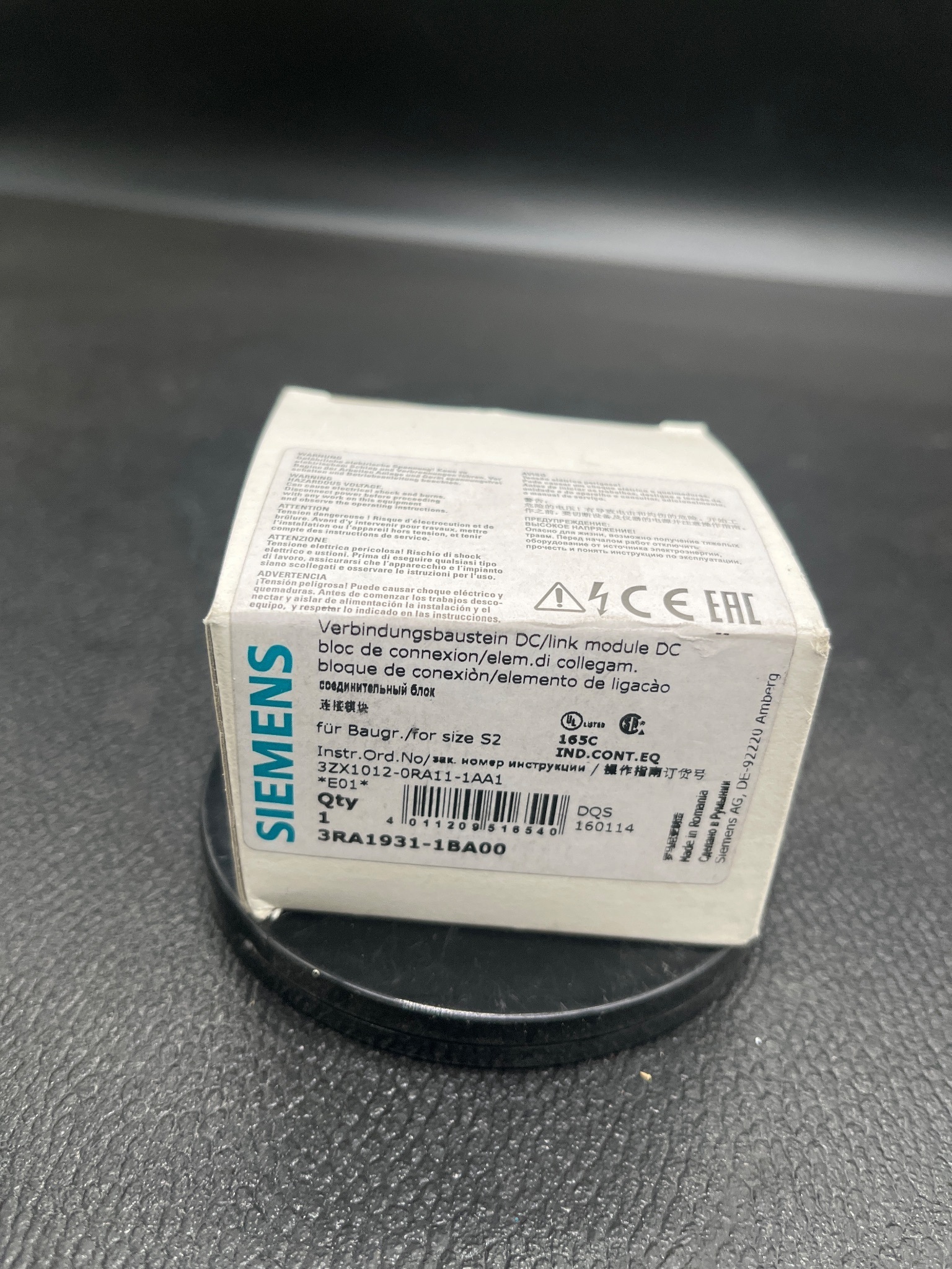 SIEMENS 3RA1931-1BA00 DC Link Module NEW 0