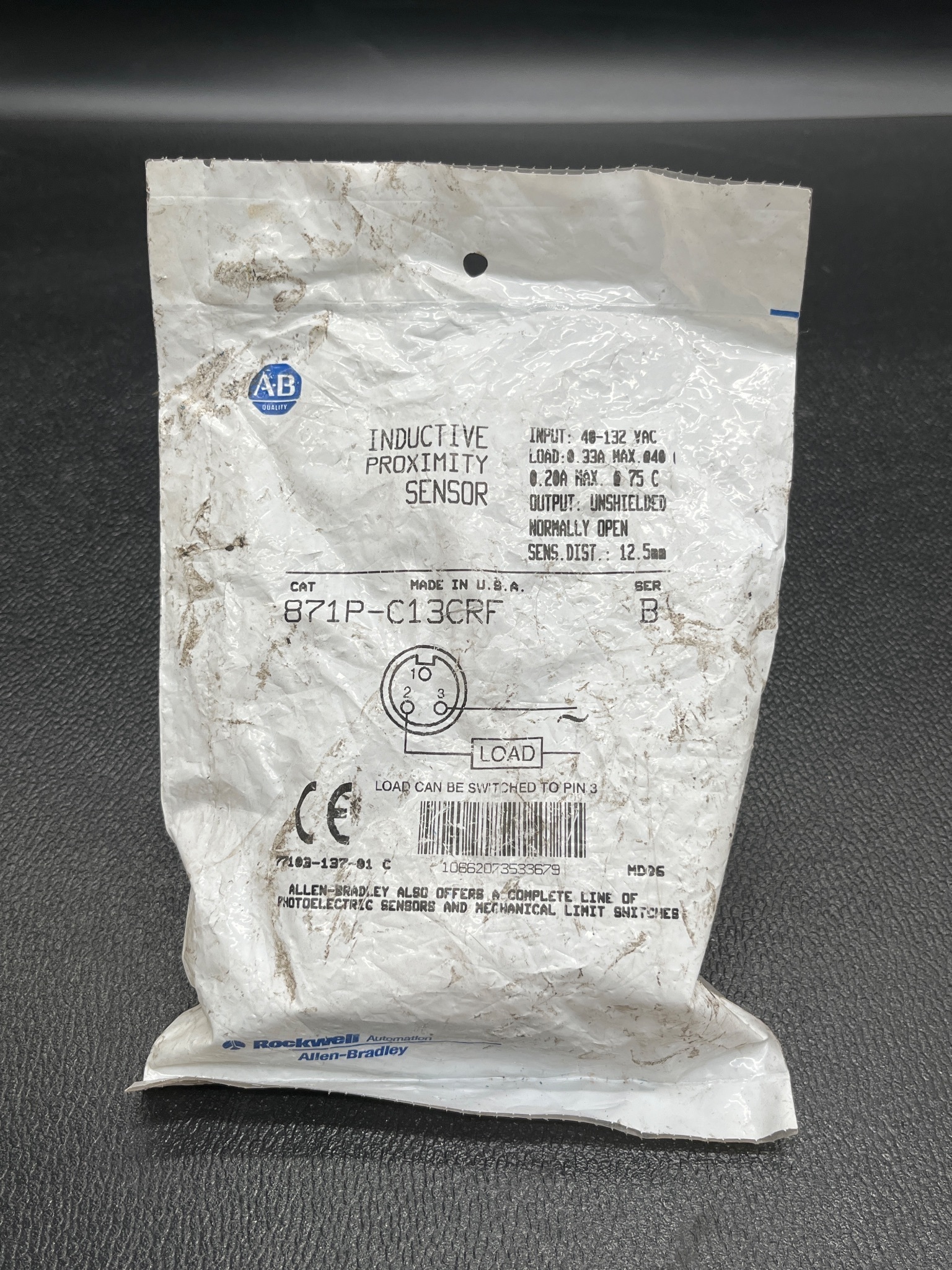 ALLEN BRADLEY 871P-C13CRF Proximity Sensor NEW 0