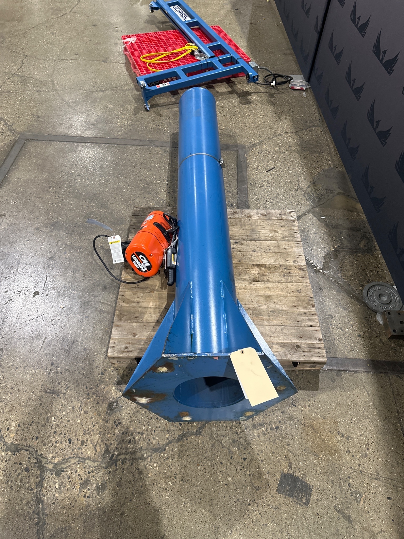 GORBEL SS-99041 JIB CRANE 500 1/2 TON USED 8