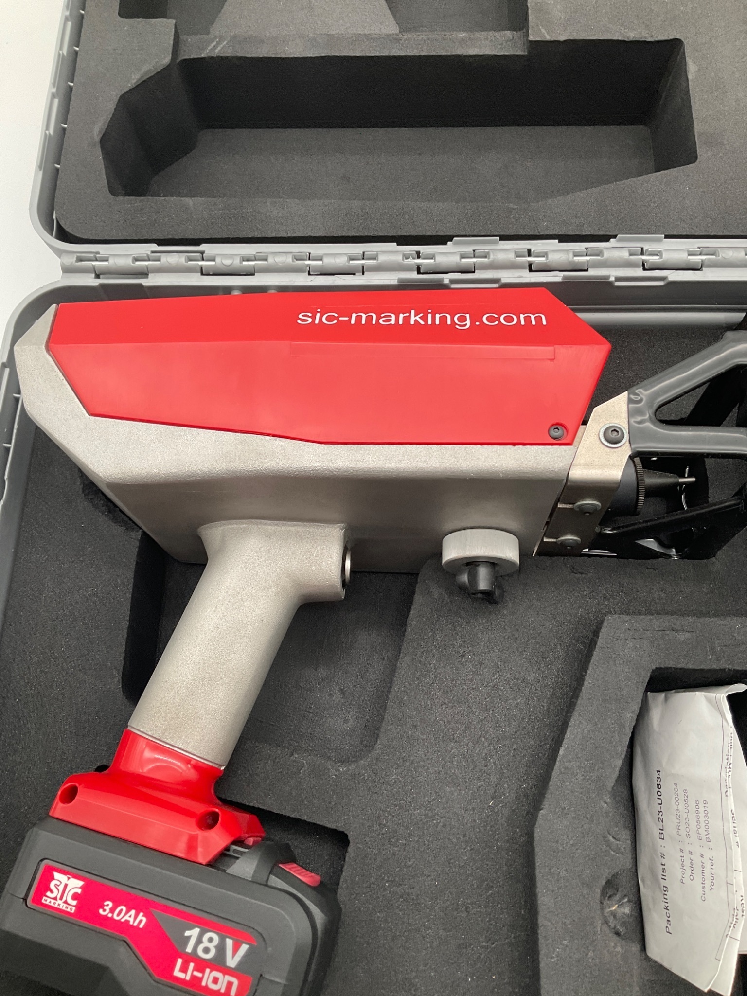 SIC MARKING EMARK 420 PORTABLE DOT PEEN MARKING SYSTEM USED 0