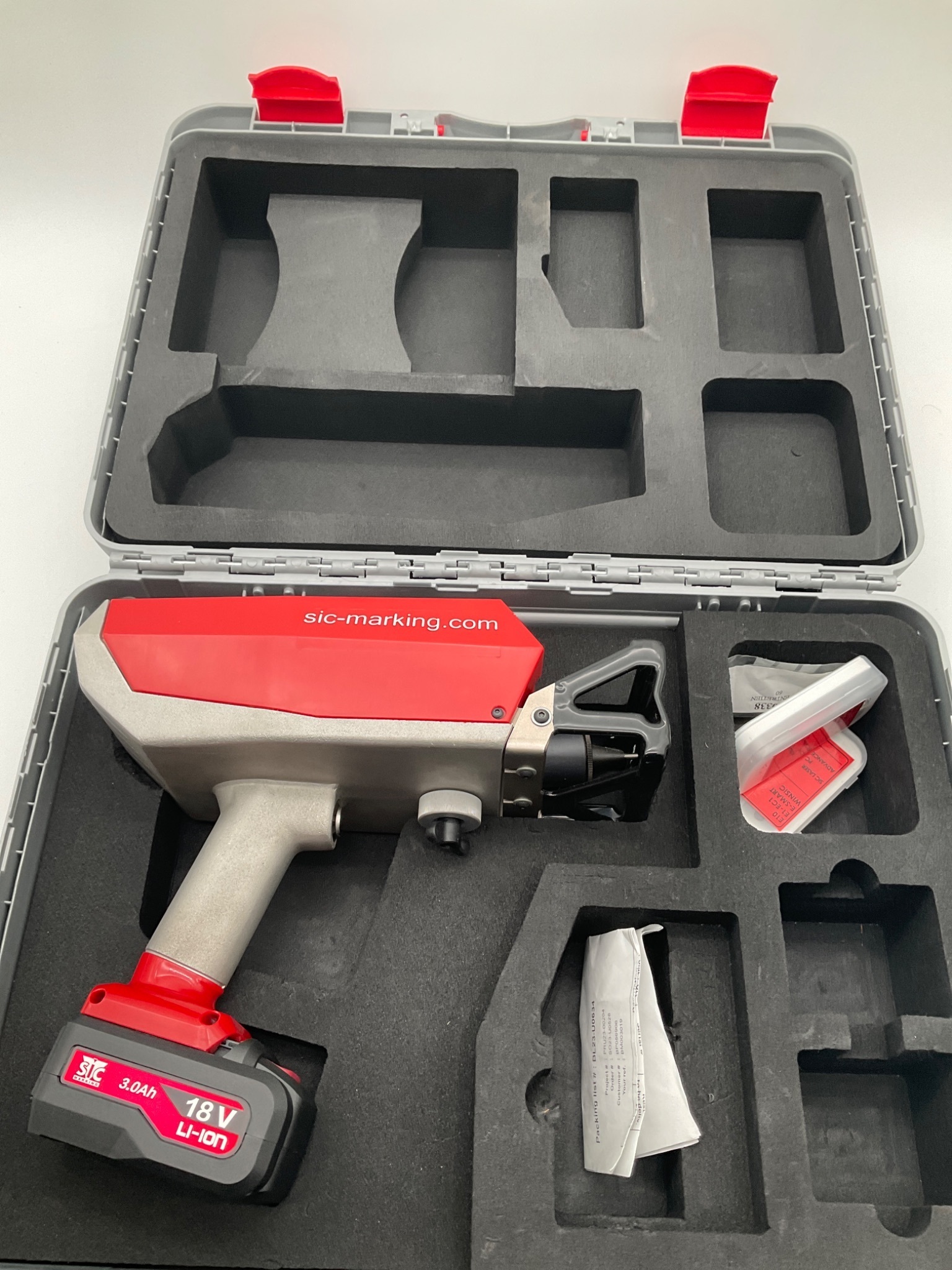 SIC MARKING EMARK 420 PORTABLE DOT PEEN MARKING SYSTEM USED 2